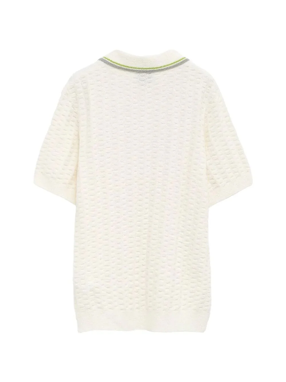 Casablanca Cotton Blend Polo Shirt for Men - Image 3