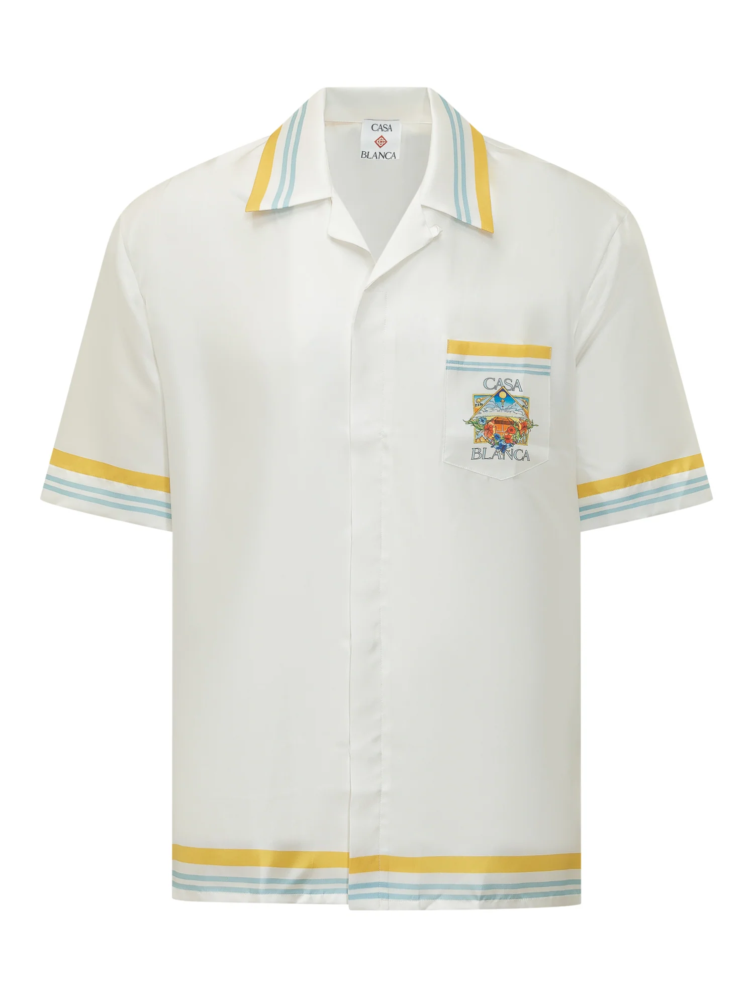 Casablanca Cut Sleeves Cubano Shirt - Mini Style
