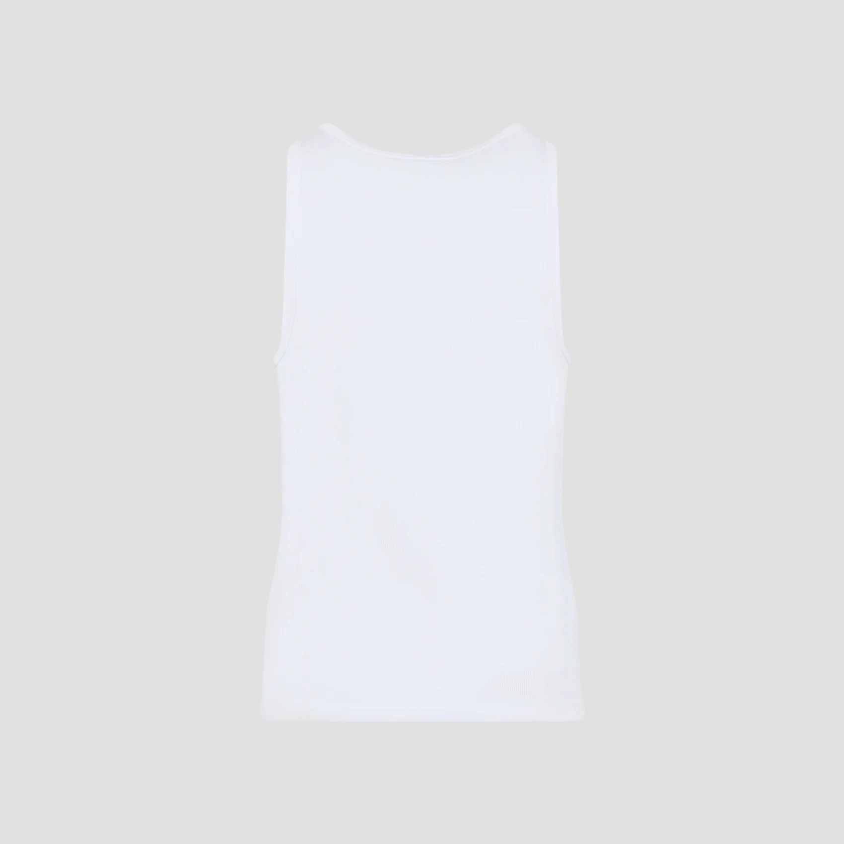 Casablanca Embroidered-logo Ribbed Tank Top - Image 4