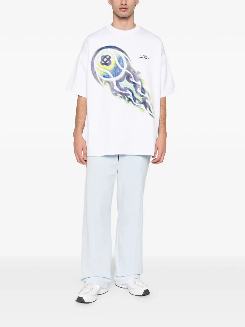 Casablanca Essentials T-Shirt - Interlock Fabric for Men - Image 2