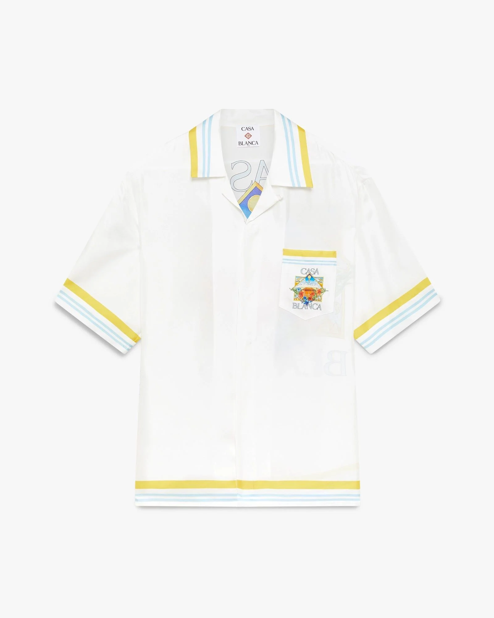 Casablanca Floral Icon Button-Up Shirt