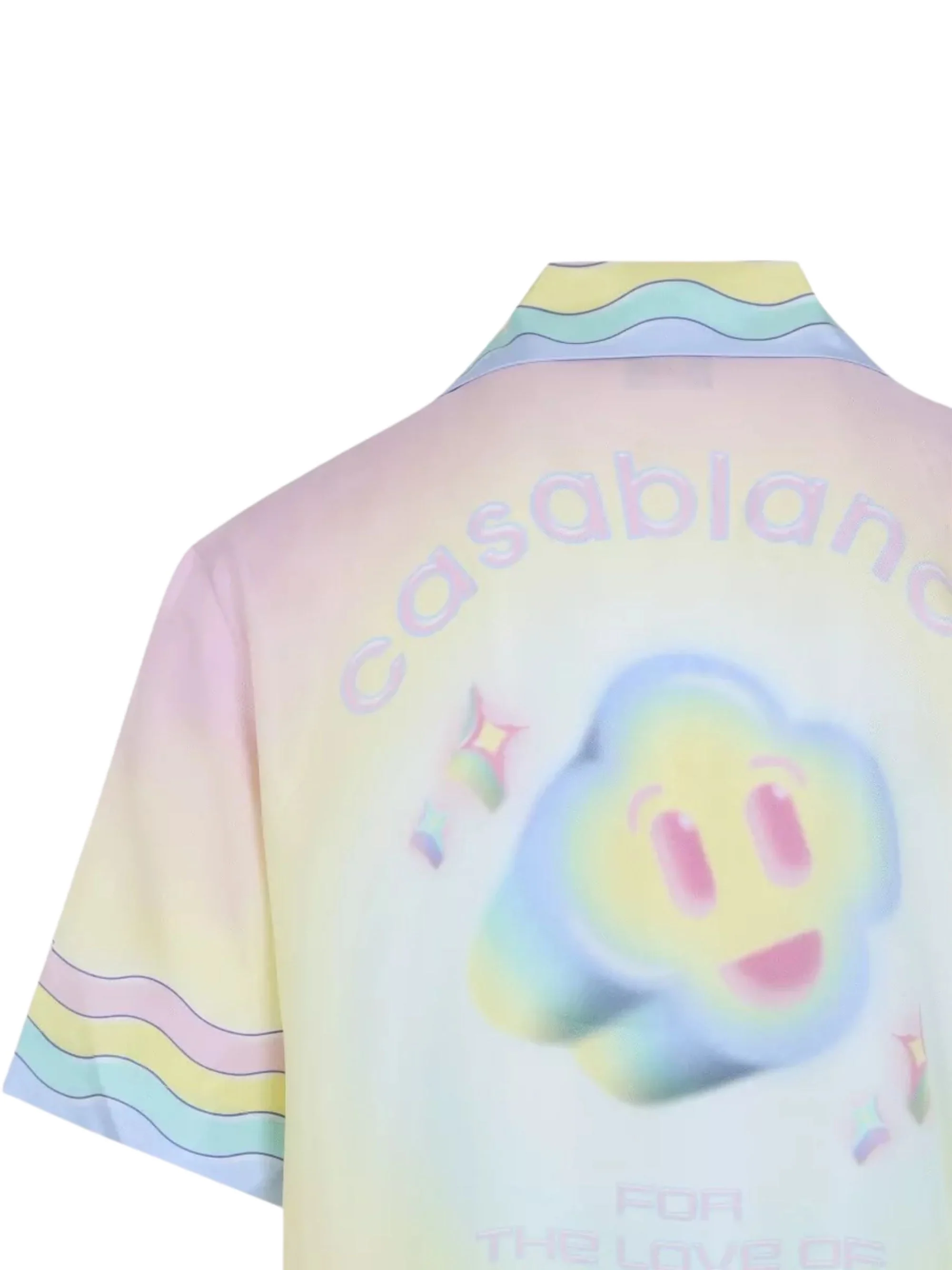 Casablanca Flowers Long Sleeve Silk Twill Shirt - Image 3
