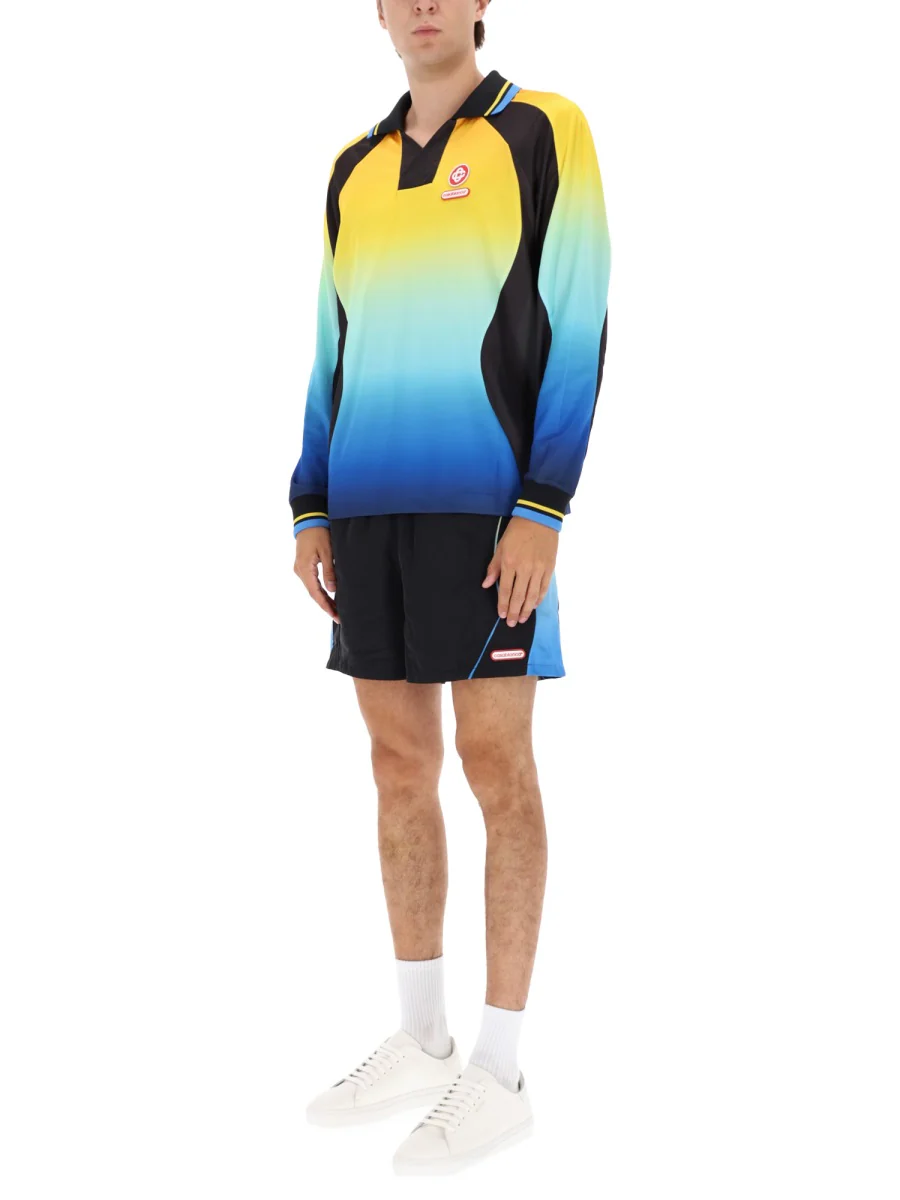 Casablanca Football Windbreaker Shorts - Size L - Image 2