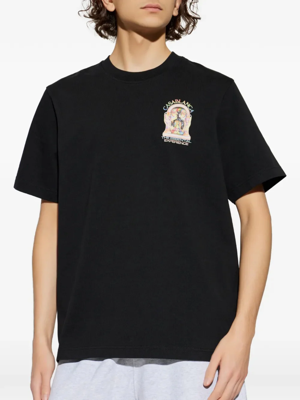 Casablanca Graphic Print Short Sleeve T-Shirt - Image 3