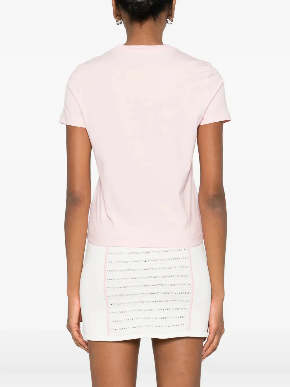 Casablanca Graphic Print T-shirt with Lettering Logo and Crew Neck - Short Sleeves - Image 4