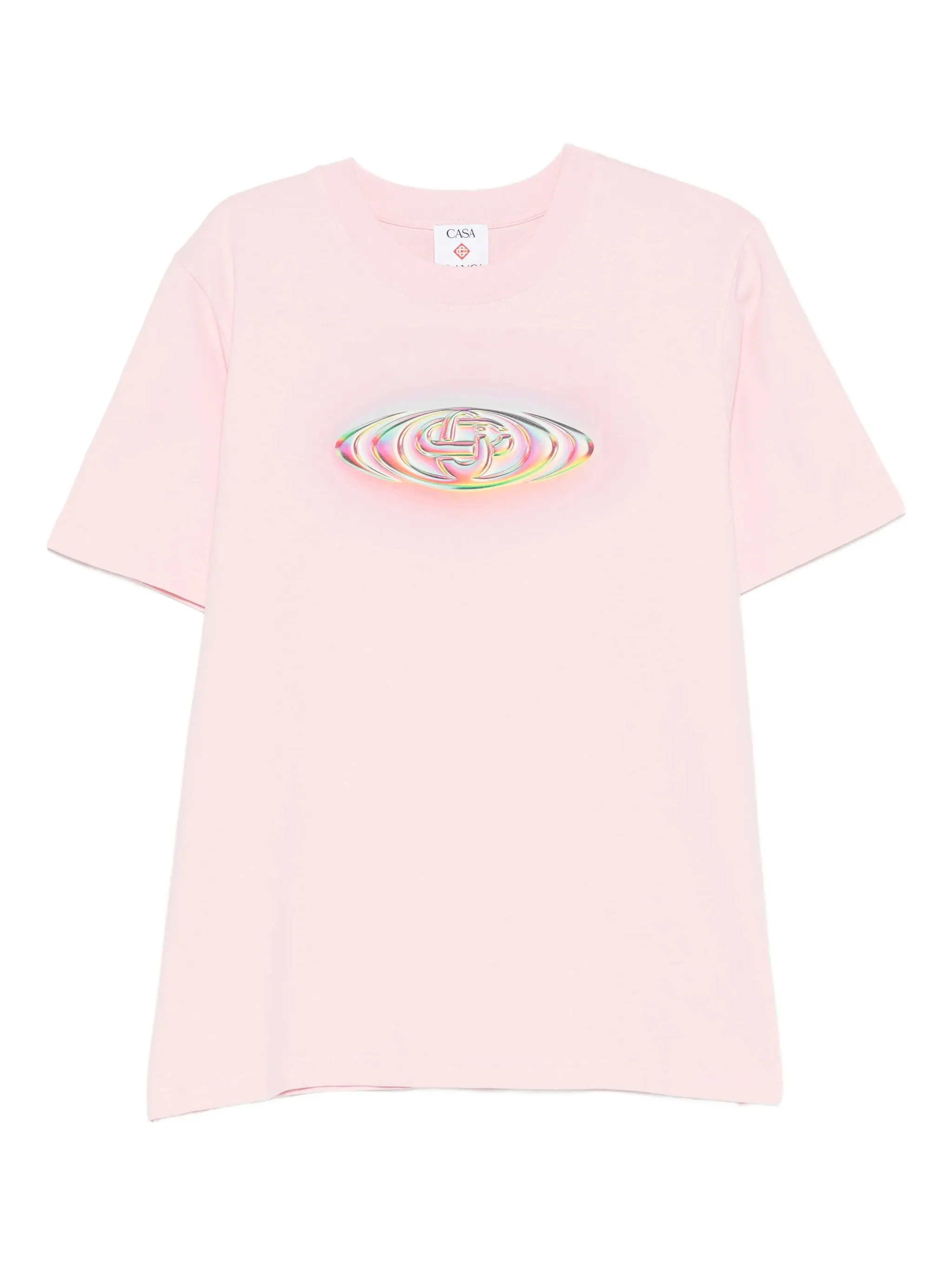 Casablanca Graphic Print T-Shirt with Short Sleeves