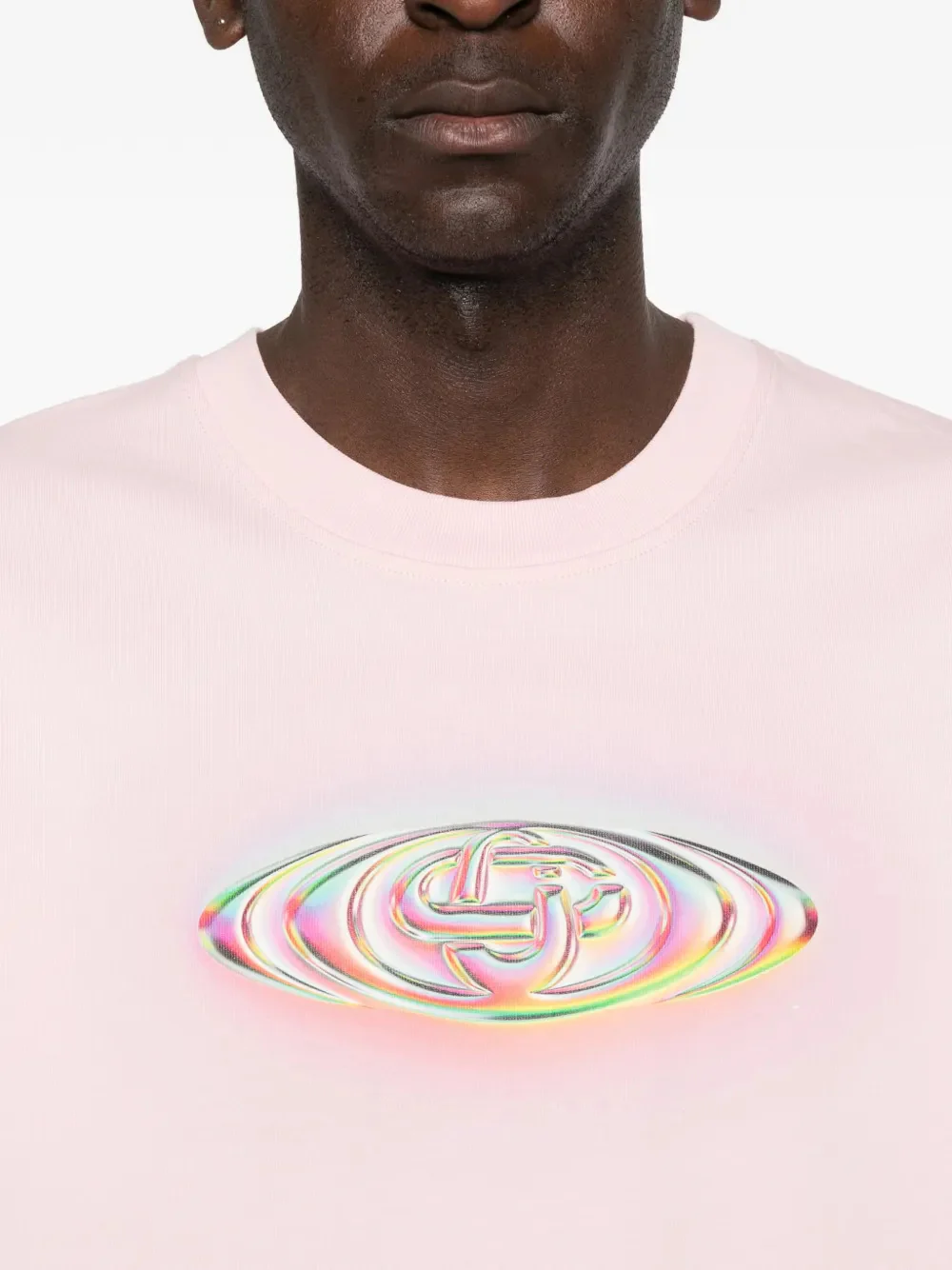 Casablanca Graphic Print T-Shirt with Short Sleeves - Image 5