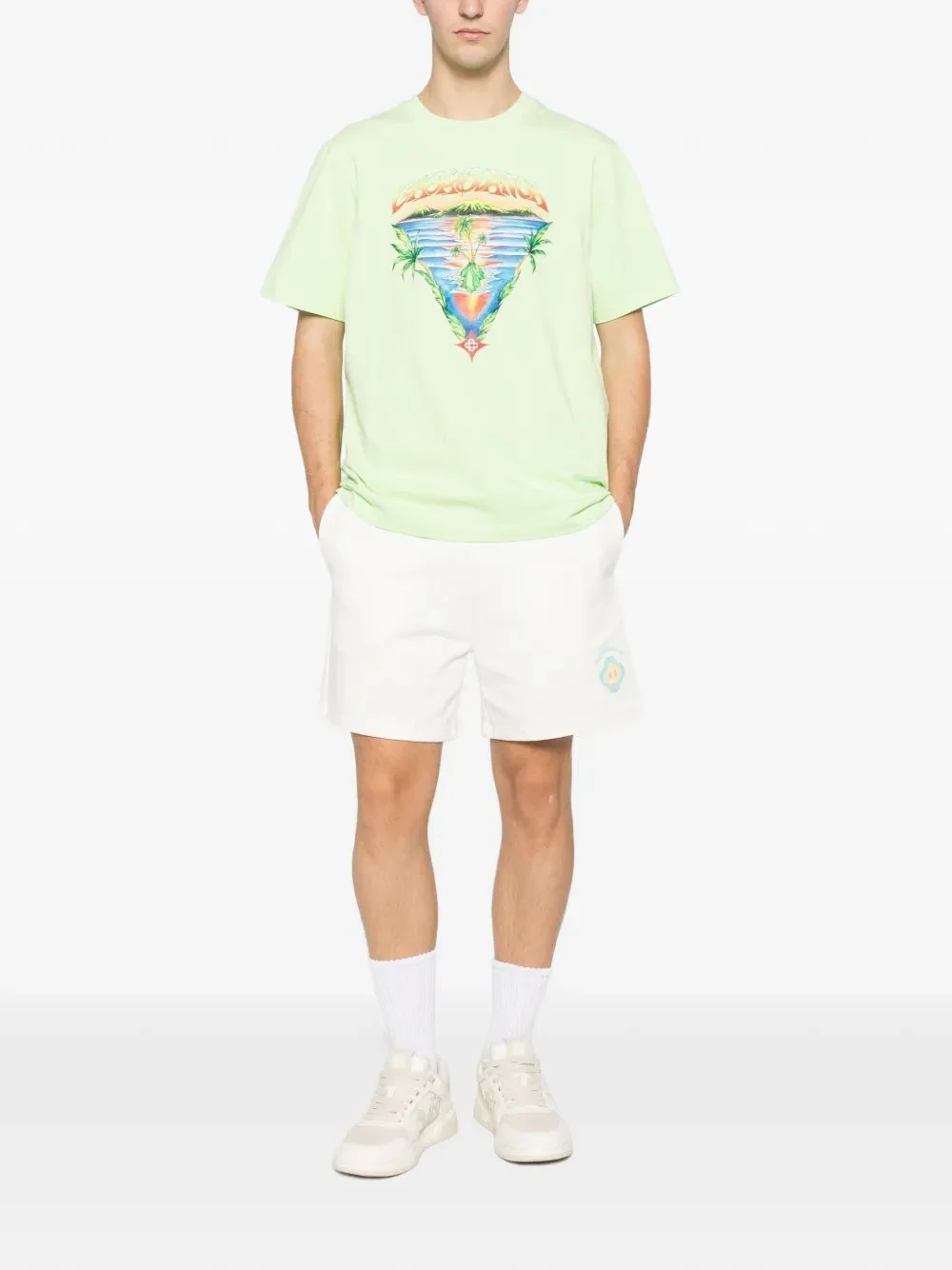 Casablanca Innocence Mini Jersey T-Shirt for Men - Image 2