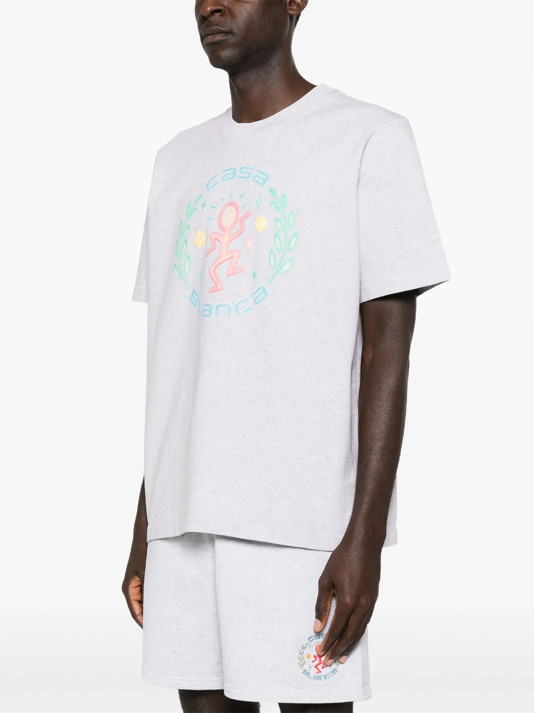 Casablanca Men's Casual Mini T-Shirt for SS26 - Image 3