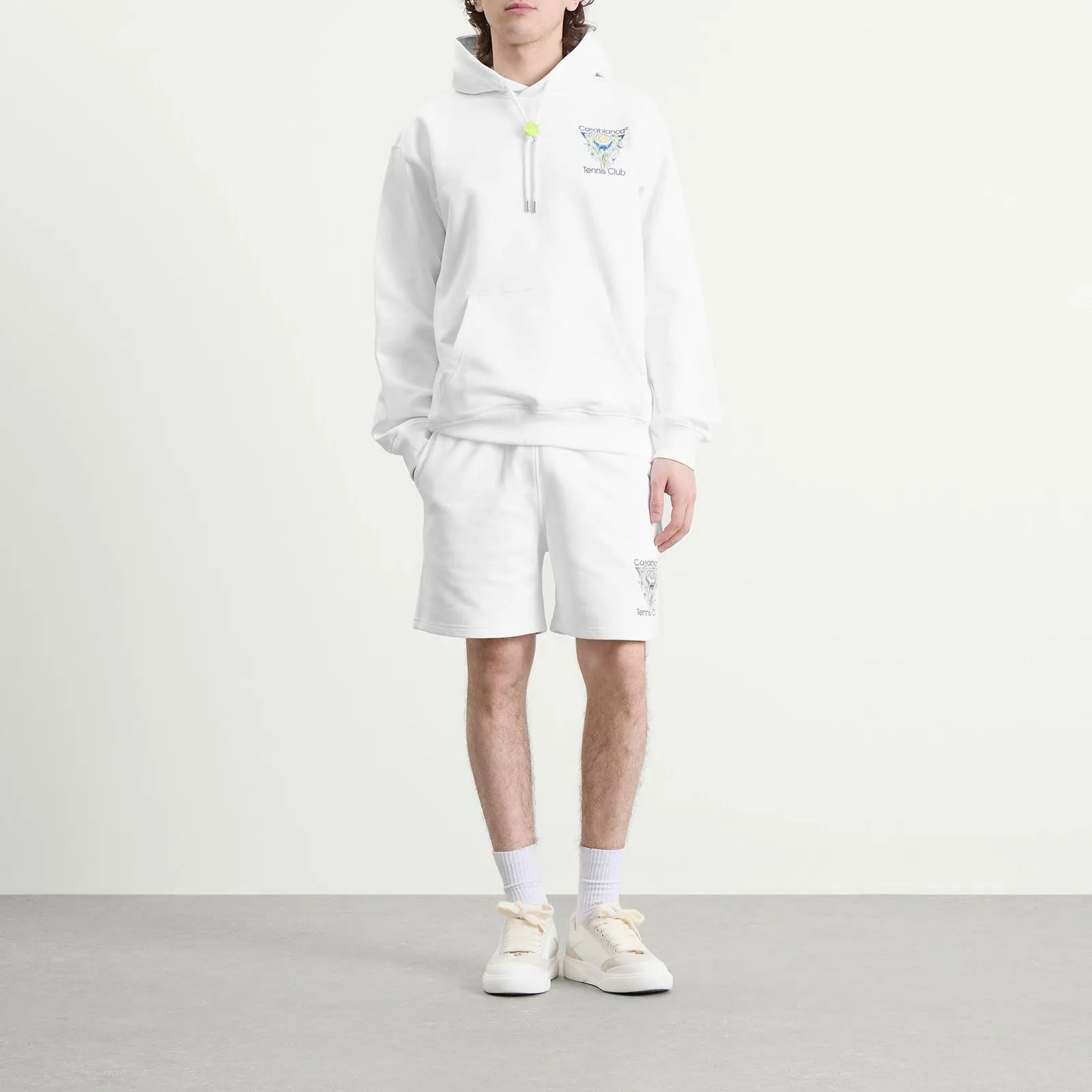 Casablanca Mini Loopback Shorts for Men - Image 4