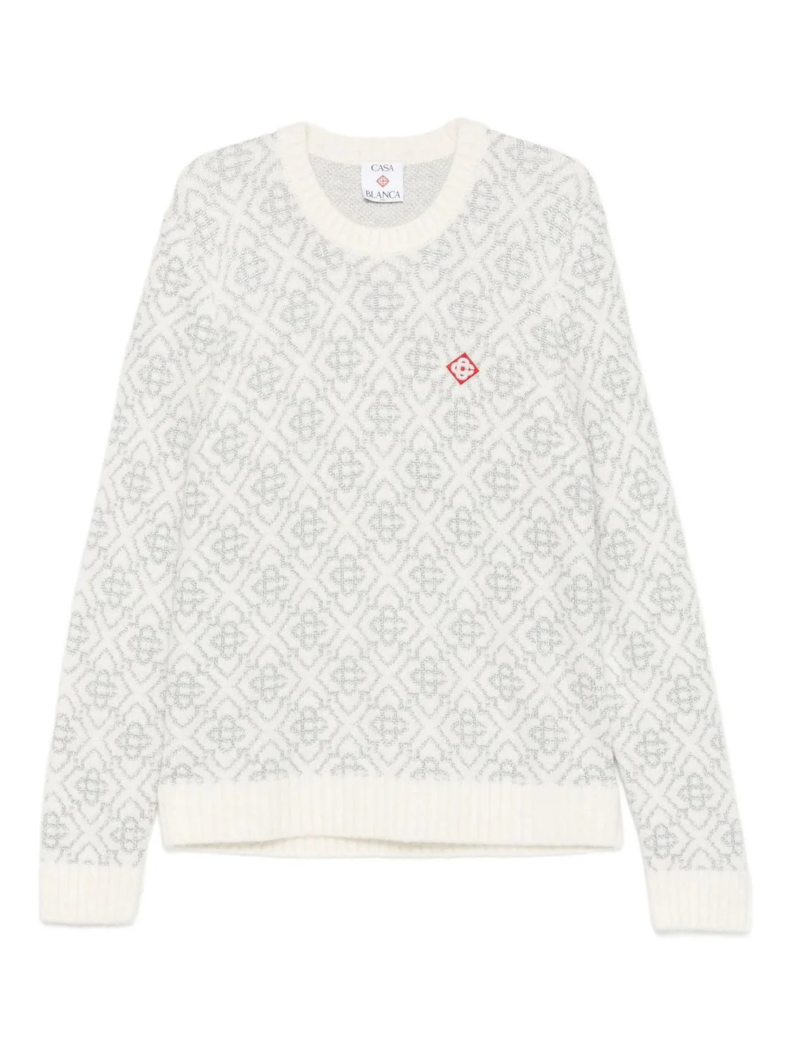 Casablanca Mohair Blend Knit Sweater for Men