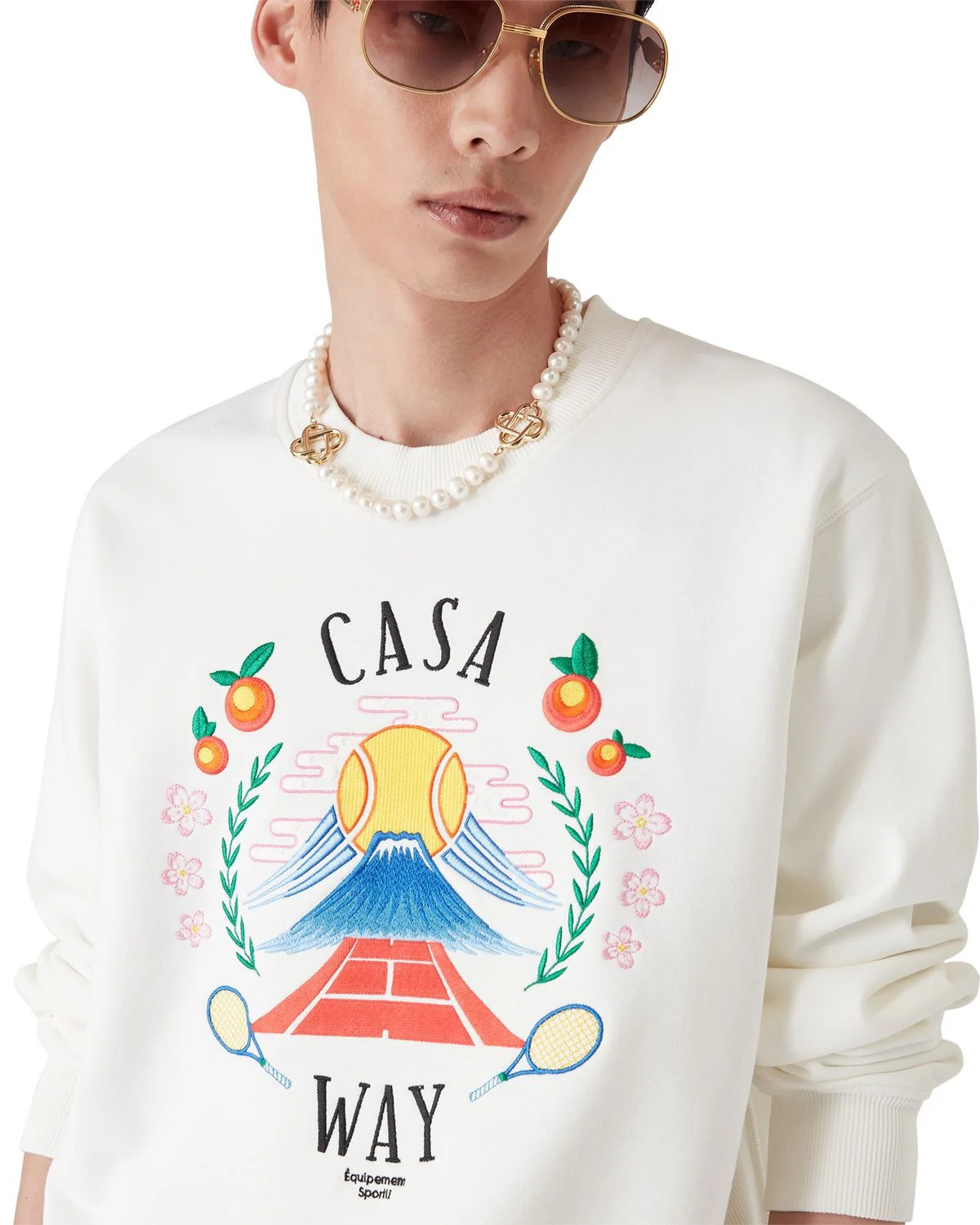 Casablanca Mountain Escape Knit T-Shirt - Image 2