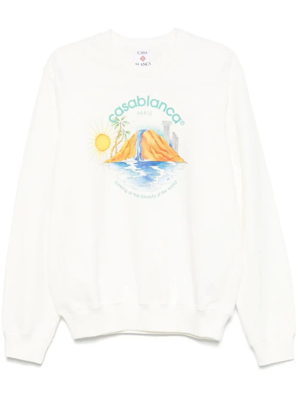 Casablanca Oasis Printed Sweat T-Shirt - Men's Mini Fit