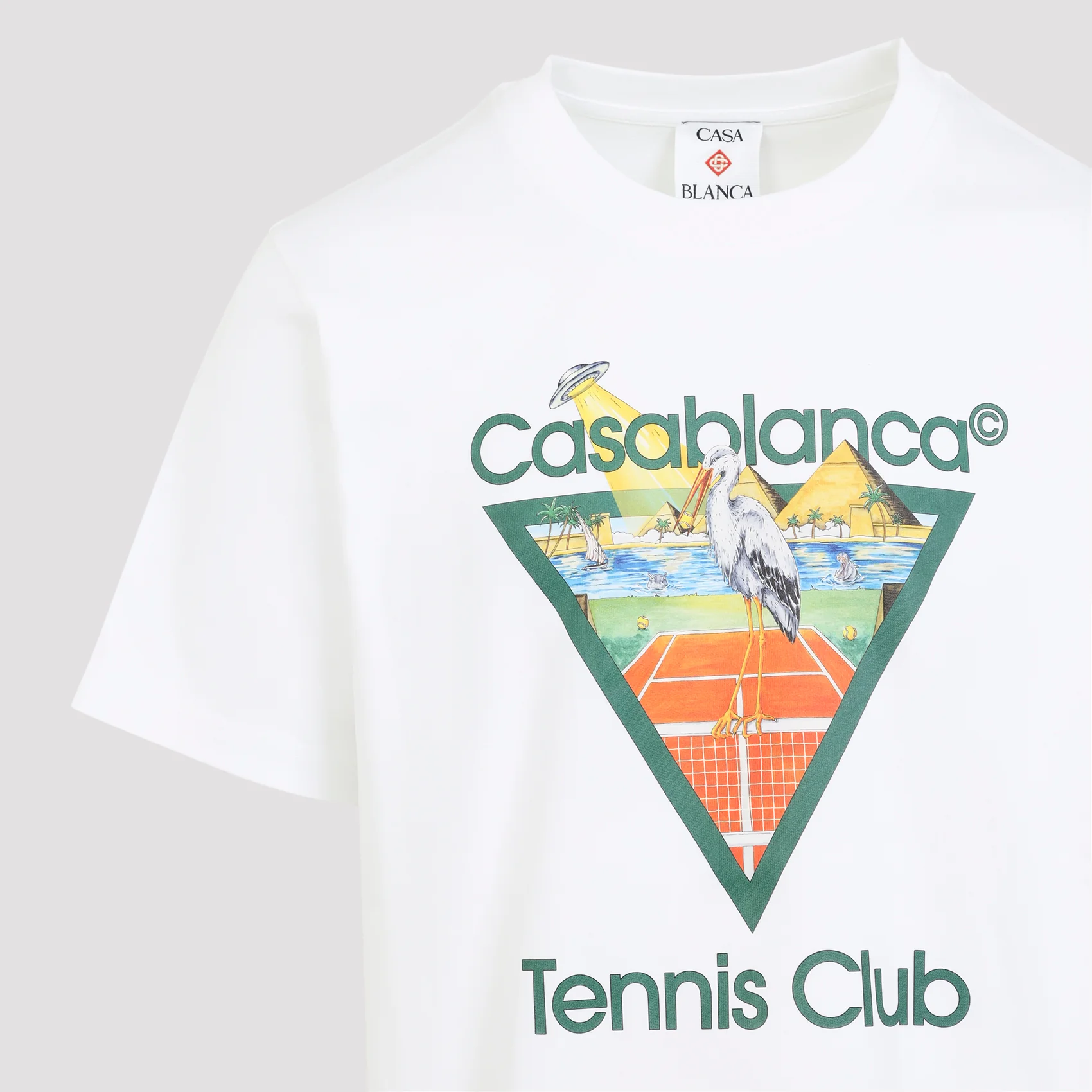 Casablanca Organic Cotton Tennis Club T-shirt - Men's - Image 5