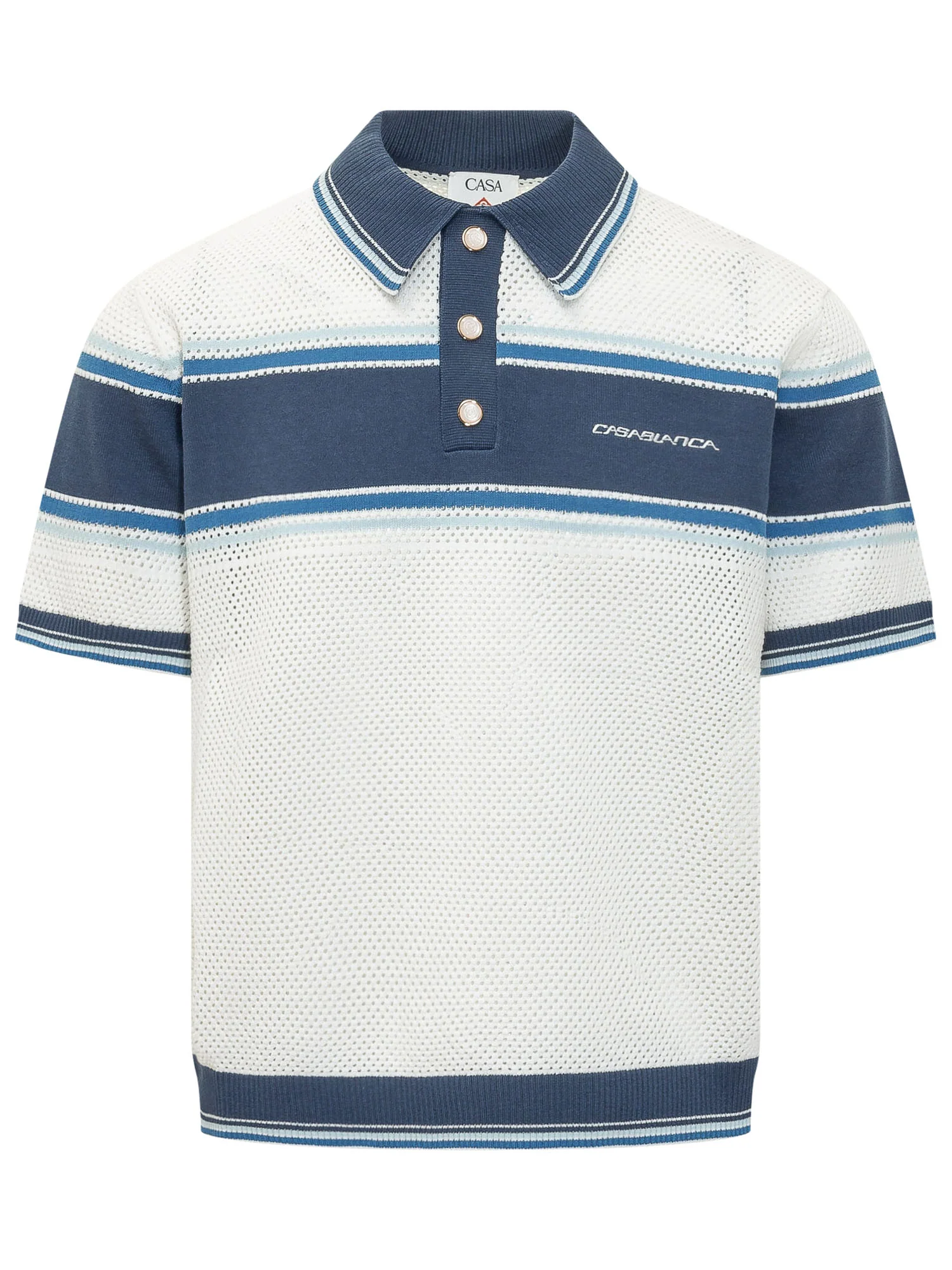 Casablanca Polo with Stylish Stripe Design