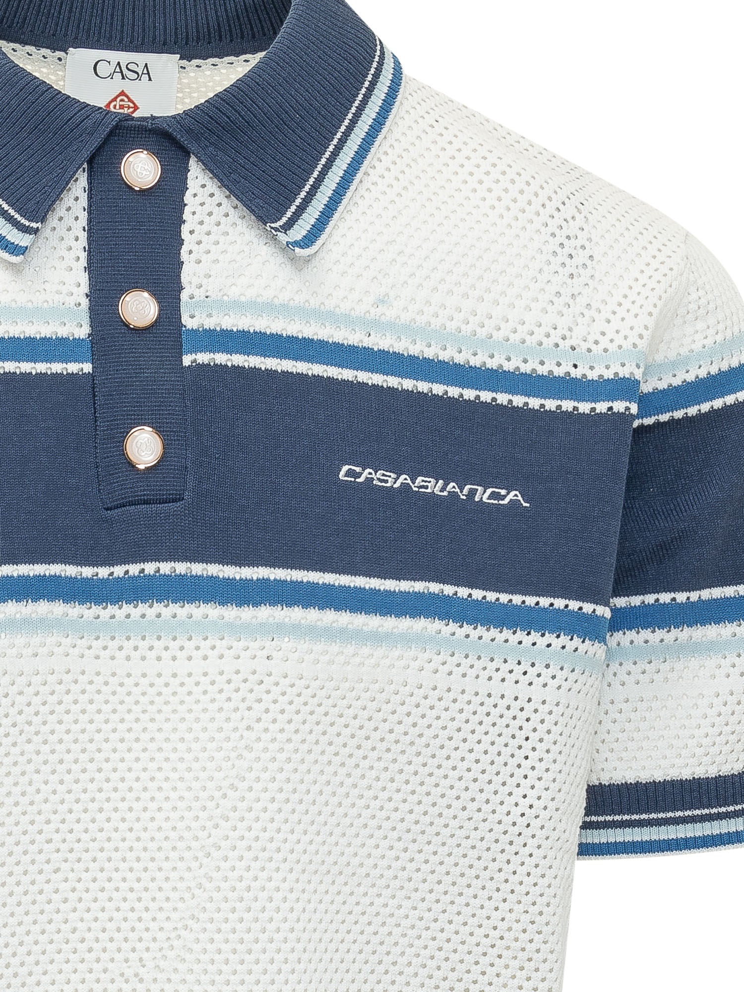 Casablanca Polo with Stylish Stripe Design - Image 3
