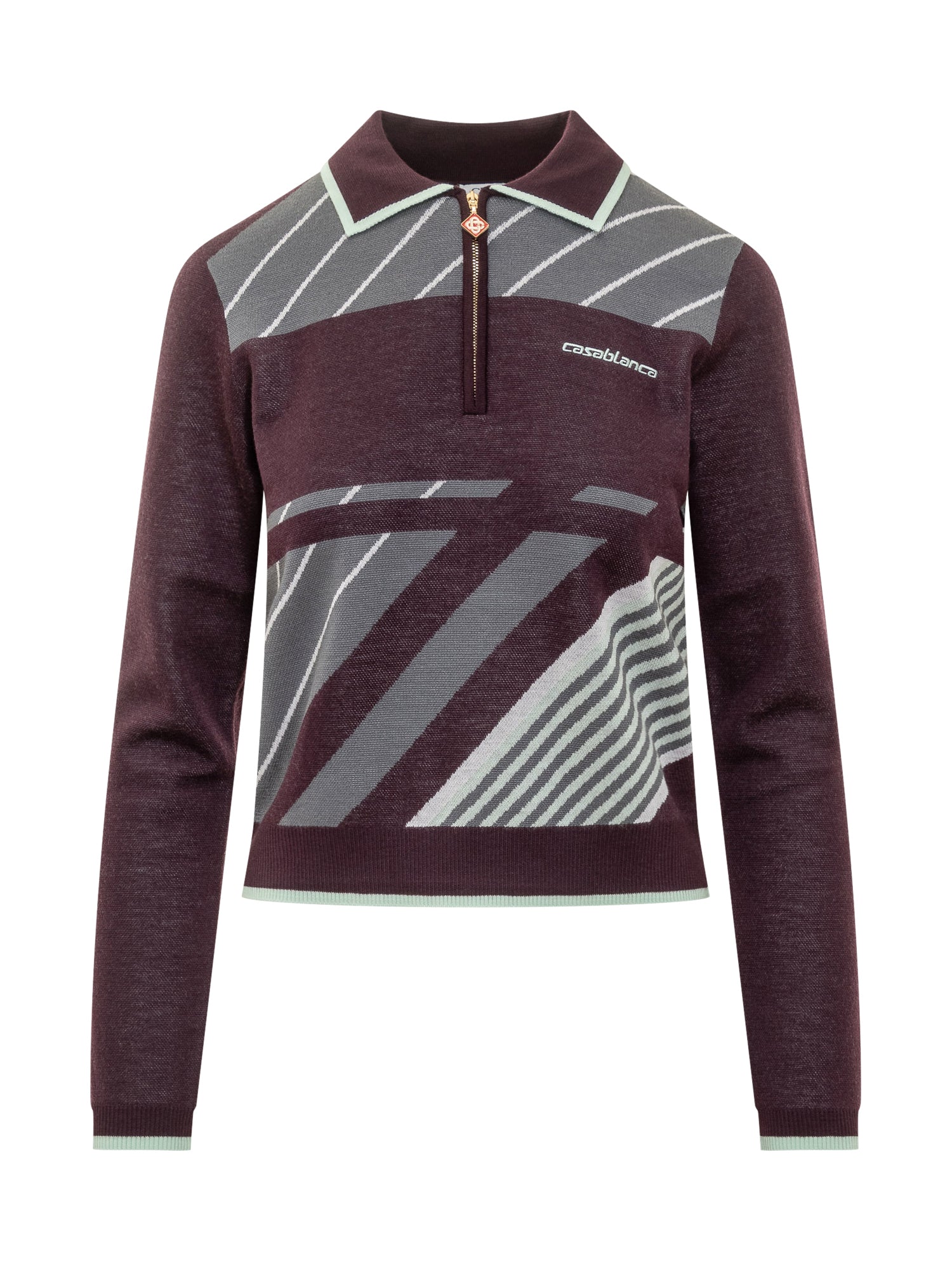 Casablanca Premium Polo with Zip for FW25