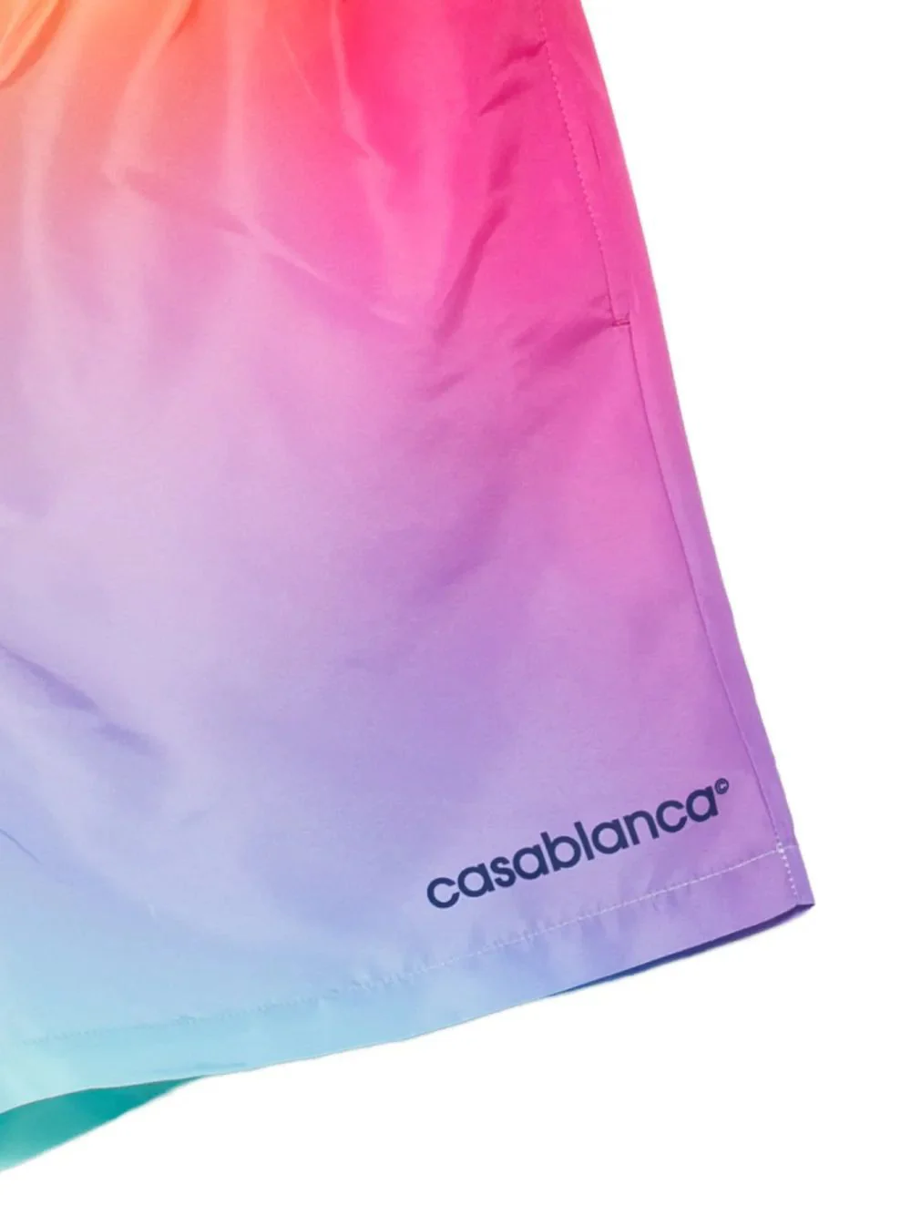 Casablanca Printed Swim Shorts for Men - Mini Length - Image 3