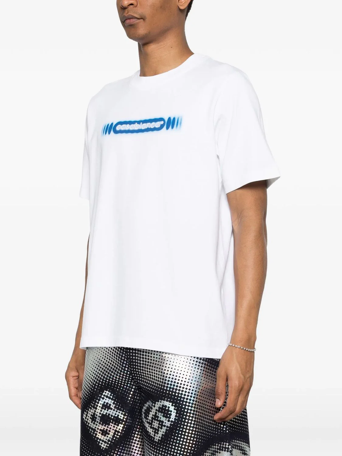 Casablanca Radiating Logo Classic T-Shirt for Men - Image 3