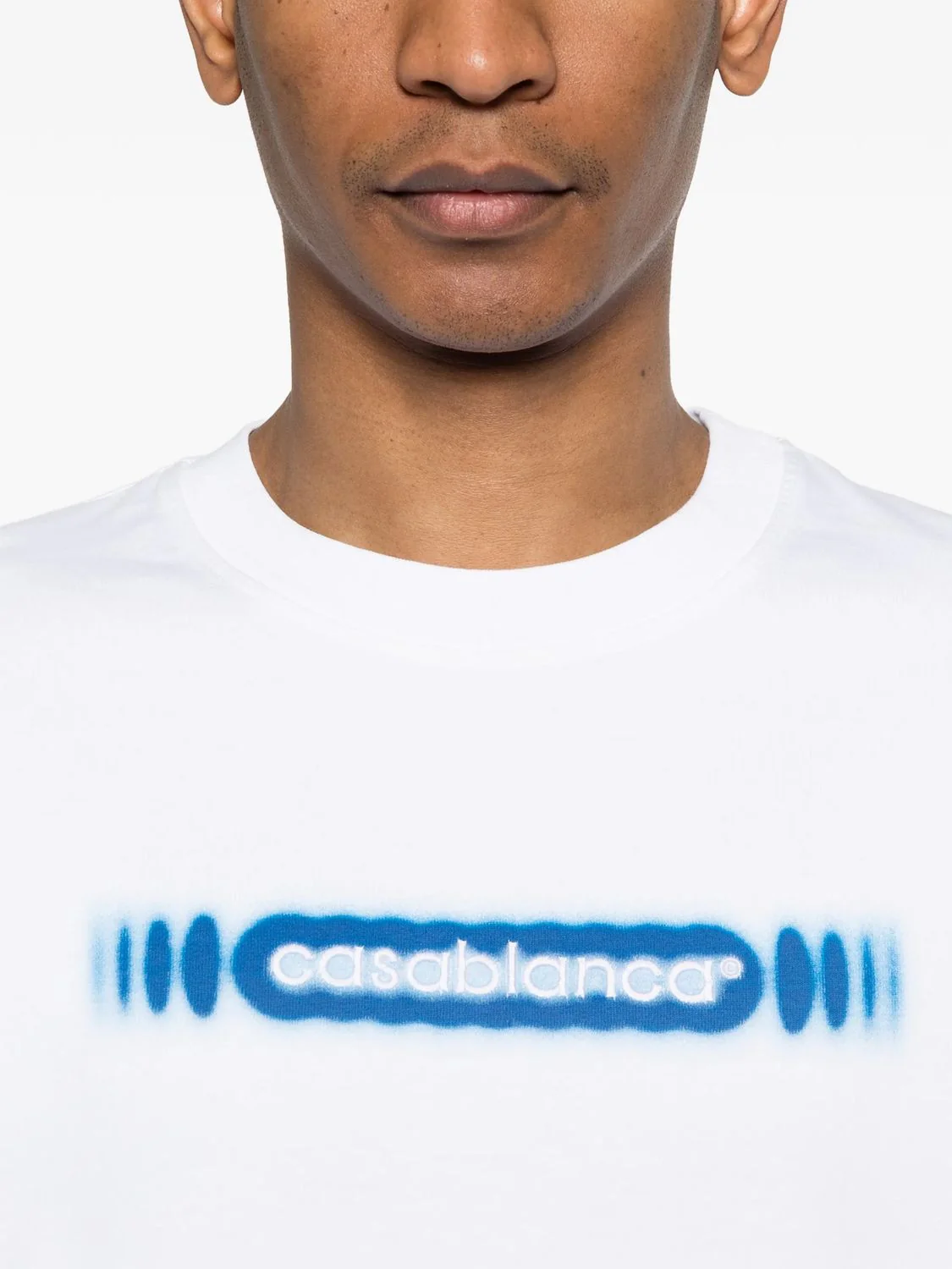 Casablanca Radiating Logo Classic T-Shirt for Men - Image 5