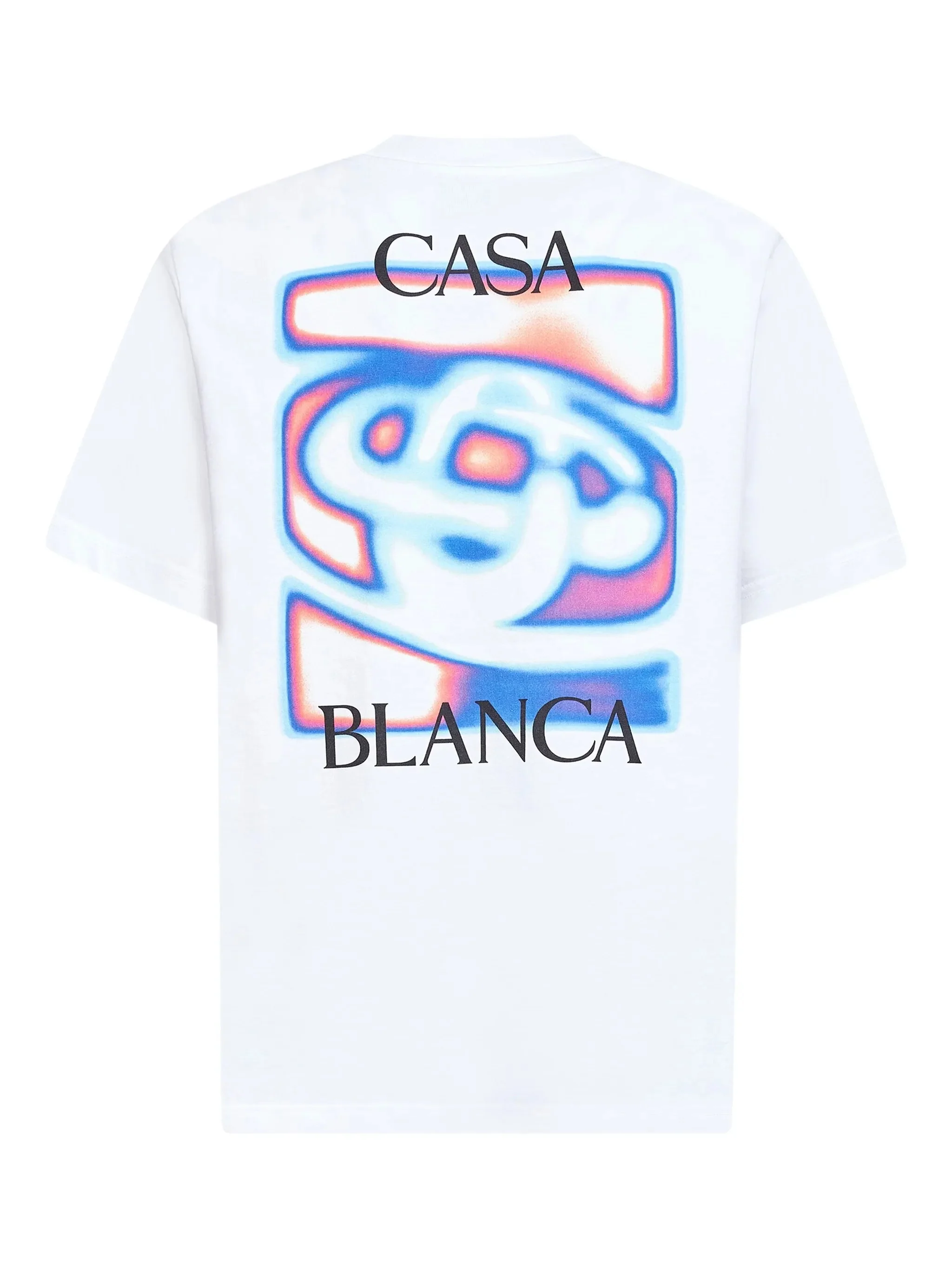 Casablanca Ribbed Crew Neck Short Sleeve T-Shirt - Image 2