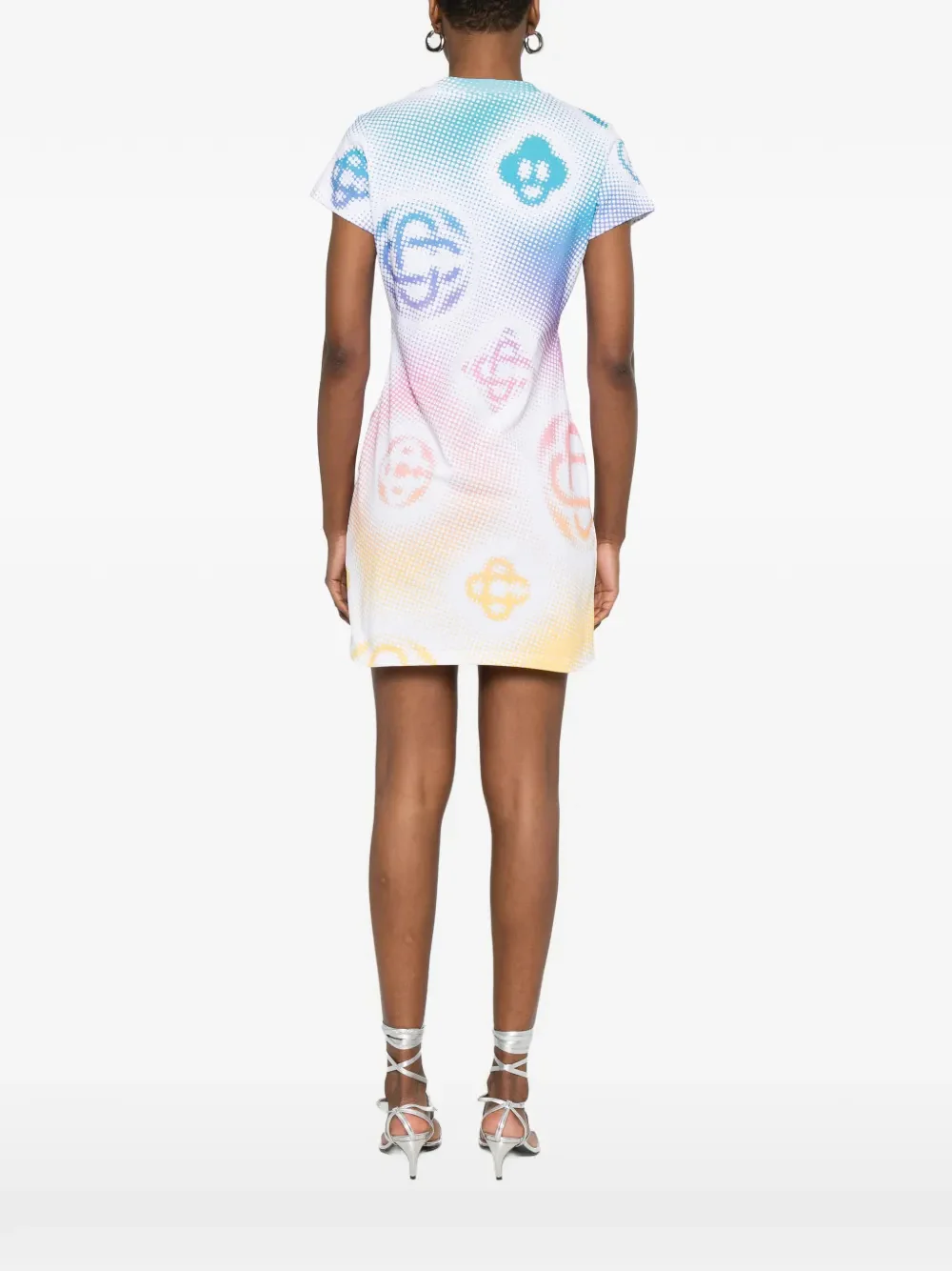 Casablanca Short-Sleeved Mini Dress - Size S - Image 4