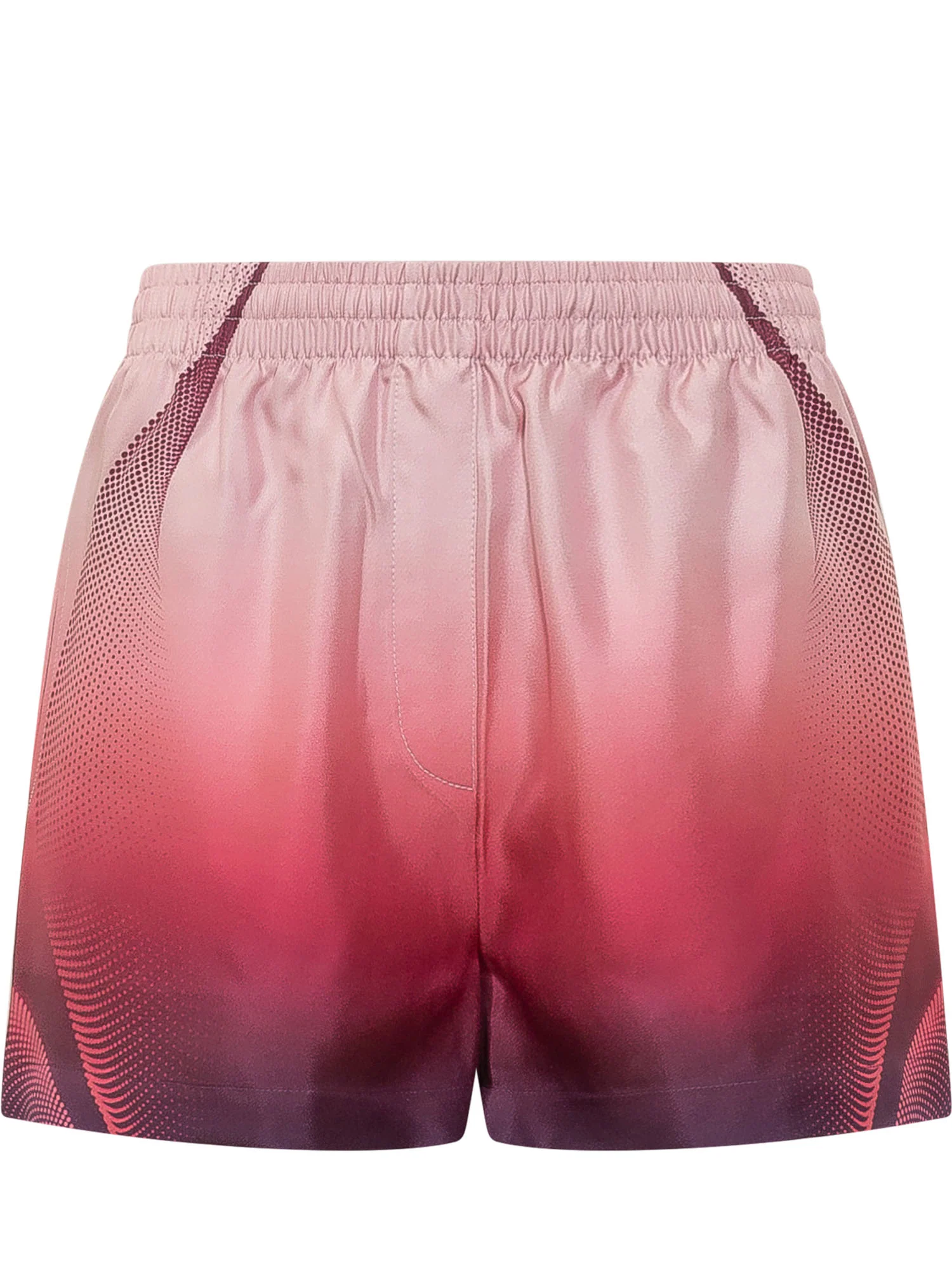 Casablanca Silk Gradient Mini Shorts