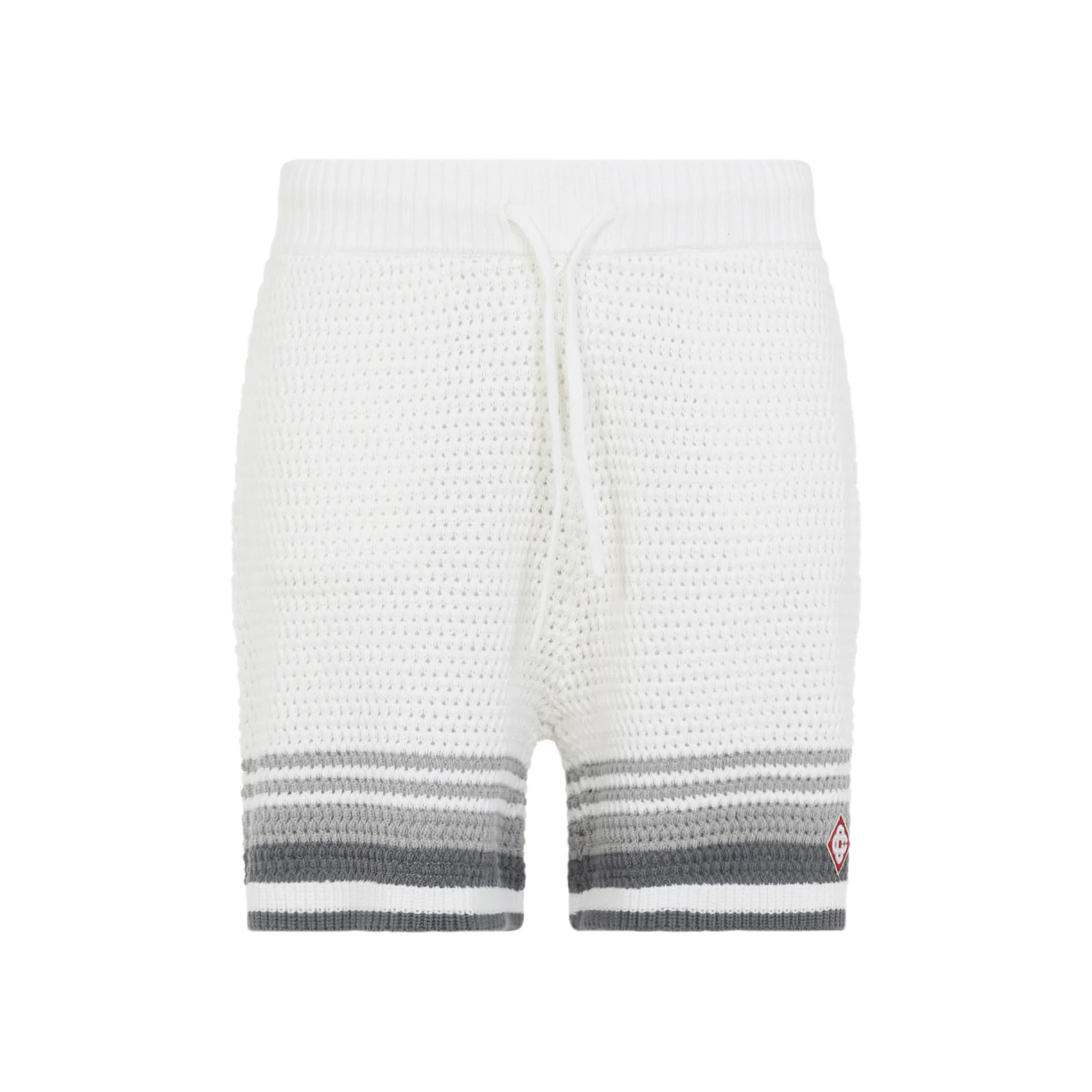 Casablanca Stripe Crochet Shorts - Image 2