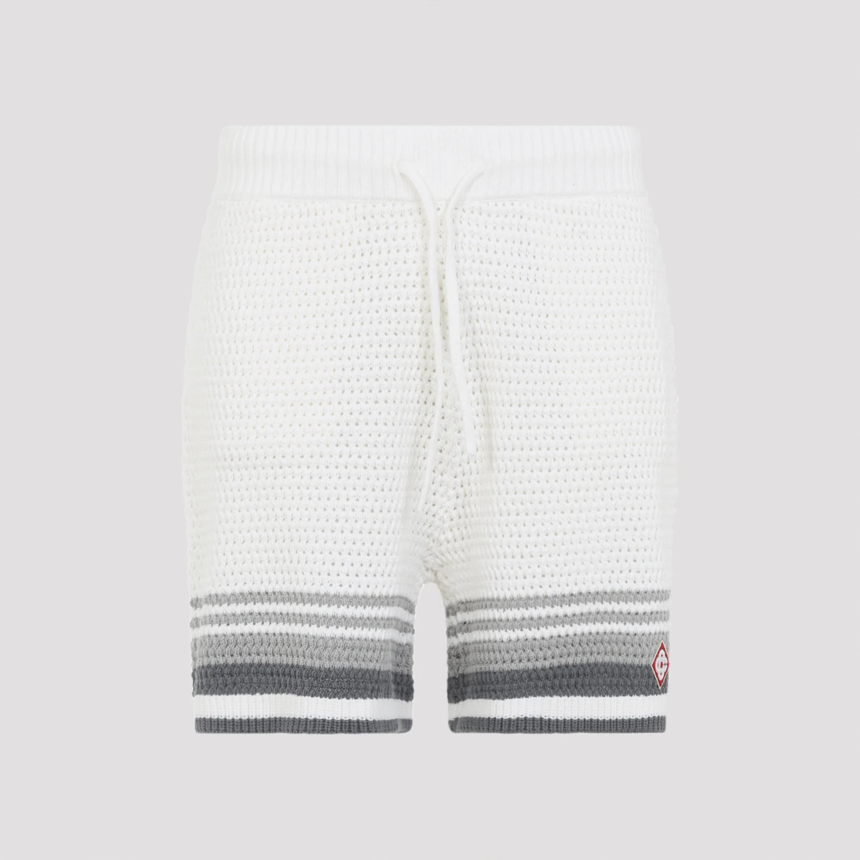 Casablanca Stripe Crochet Shorts - Image 3