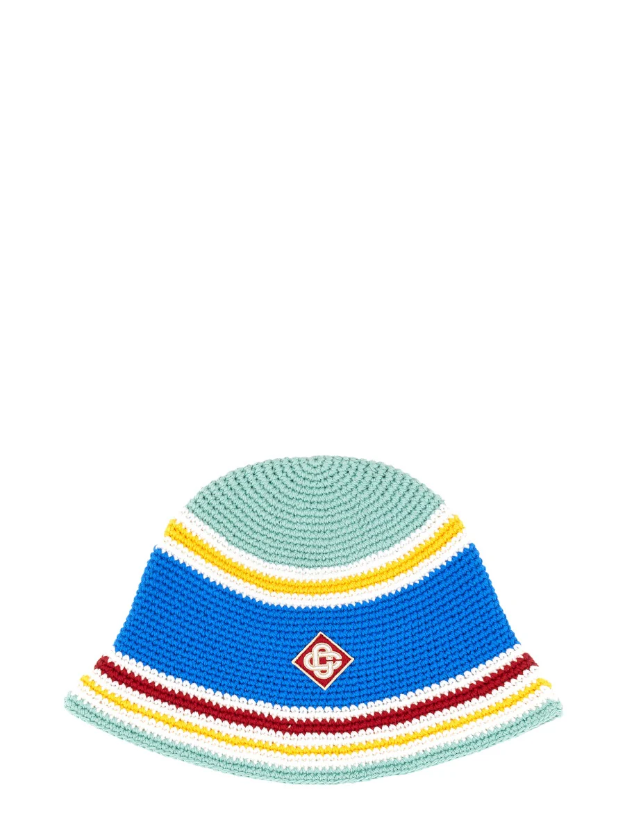 CASABLANCA Striped Beanie Hat