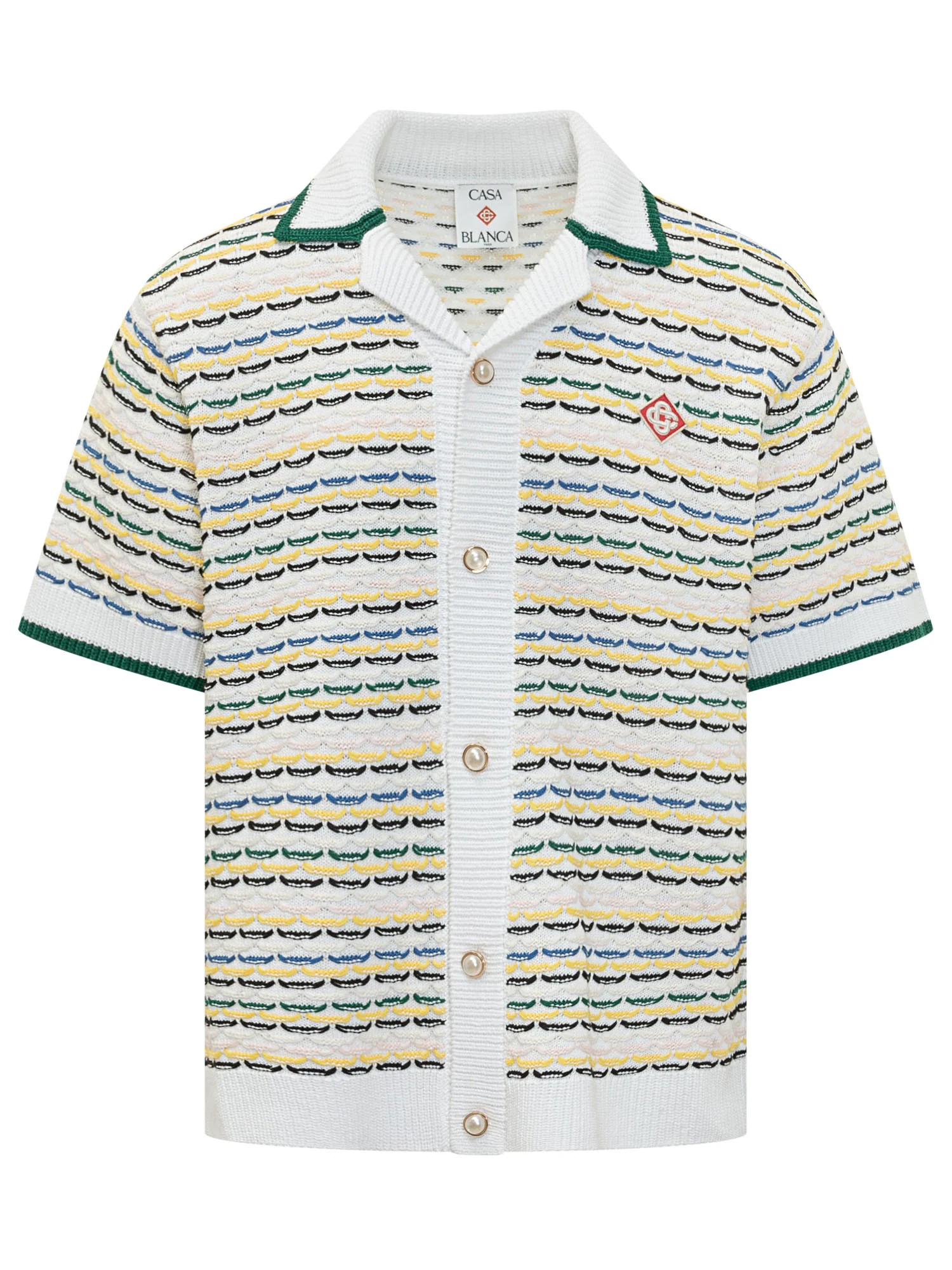 Casablanca Stylish Mini Cardigan with Cut Sleeves for Spring/Summer 2026