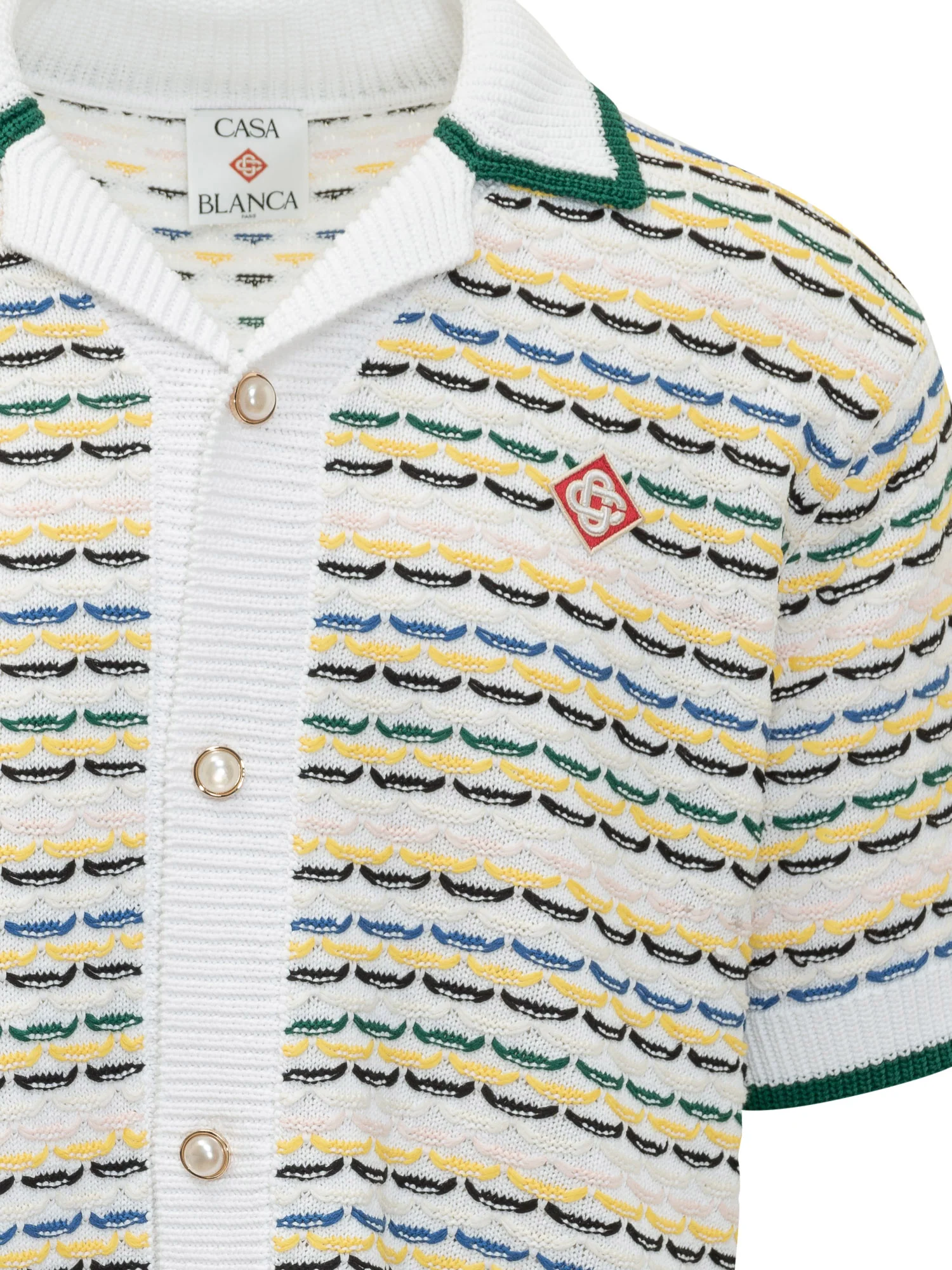 Casablanca Stylish Mini Cardigan with Cut Sleeves for Spring/Summer 2026 - Image 3