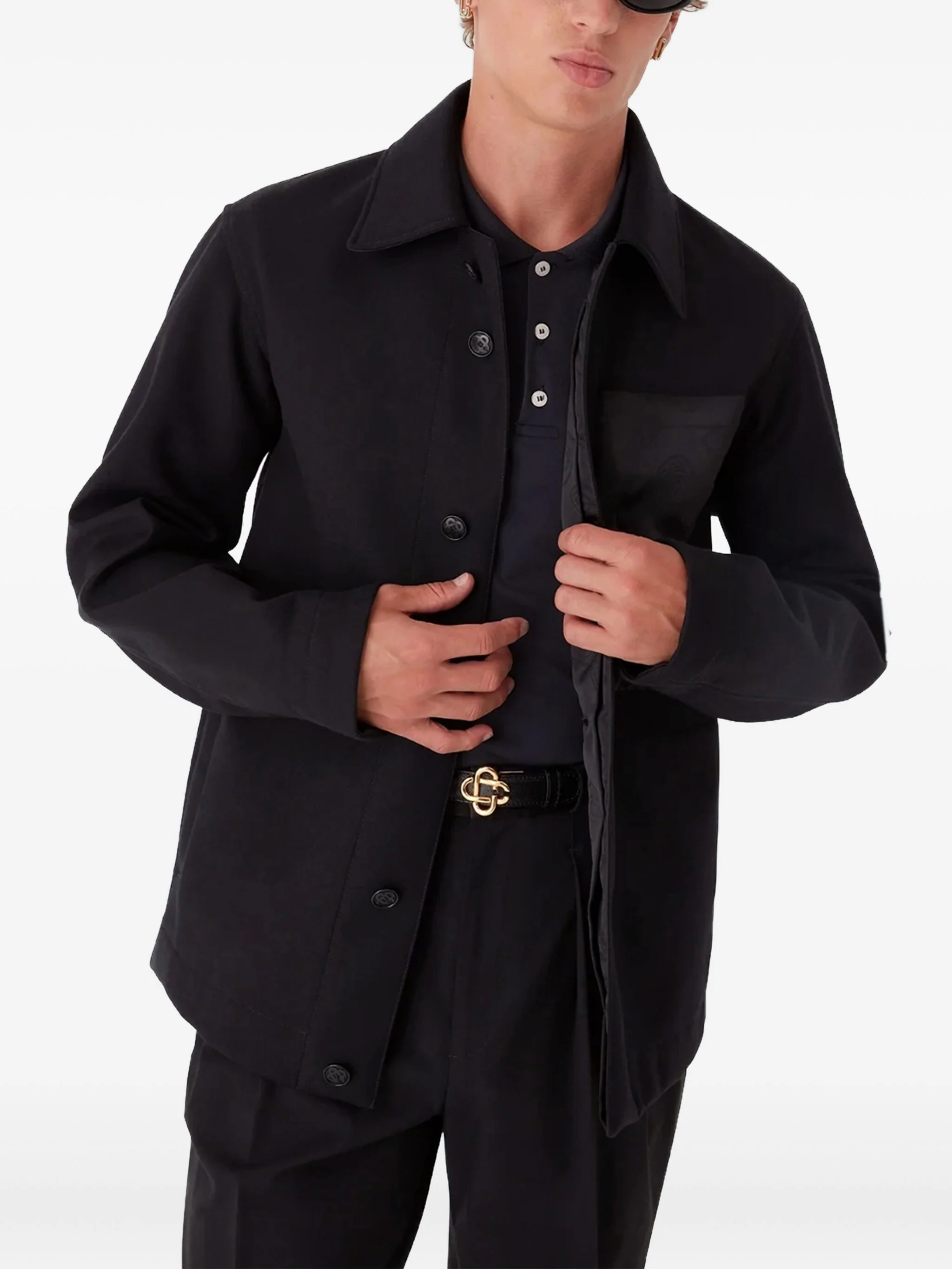 Casablanca Technological Wool Jacket for Men - Fall/Winter 2025 - Image 3
