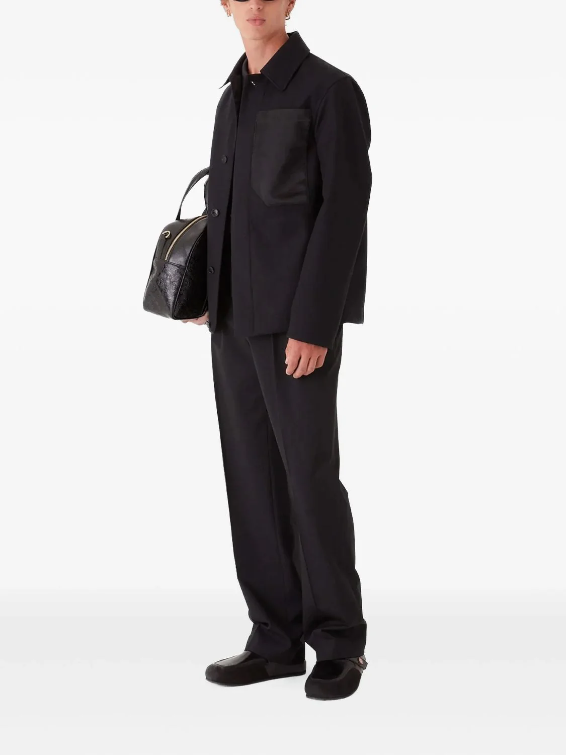 Casablanca Technological Wool Jacket for Men - Fall/Winter 2025 - Image 4