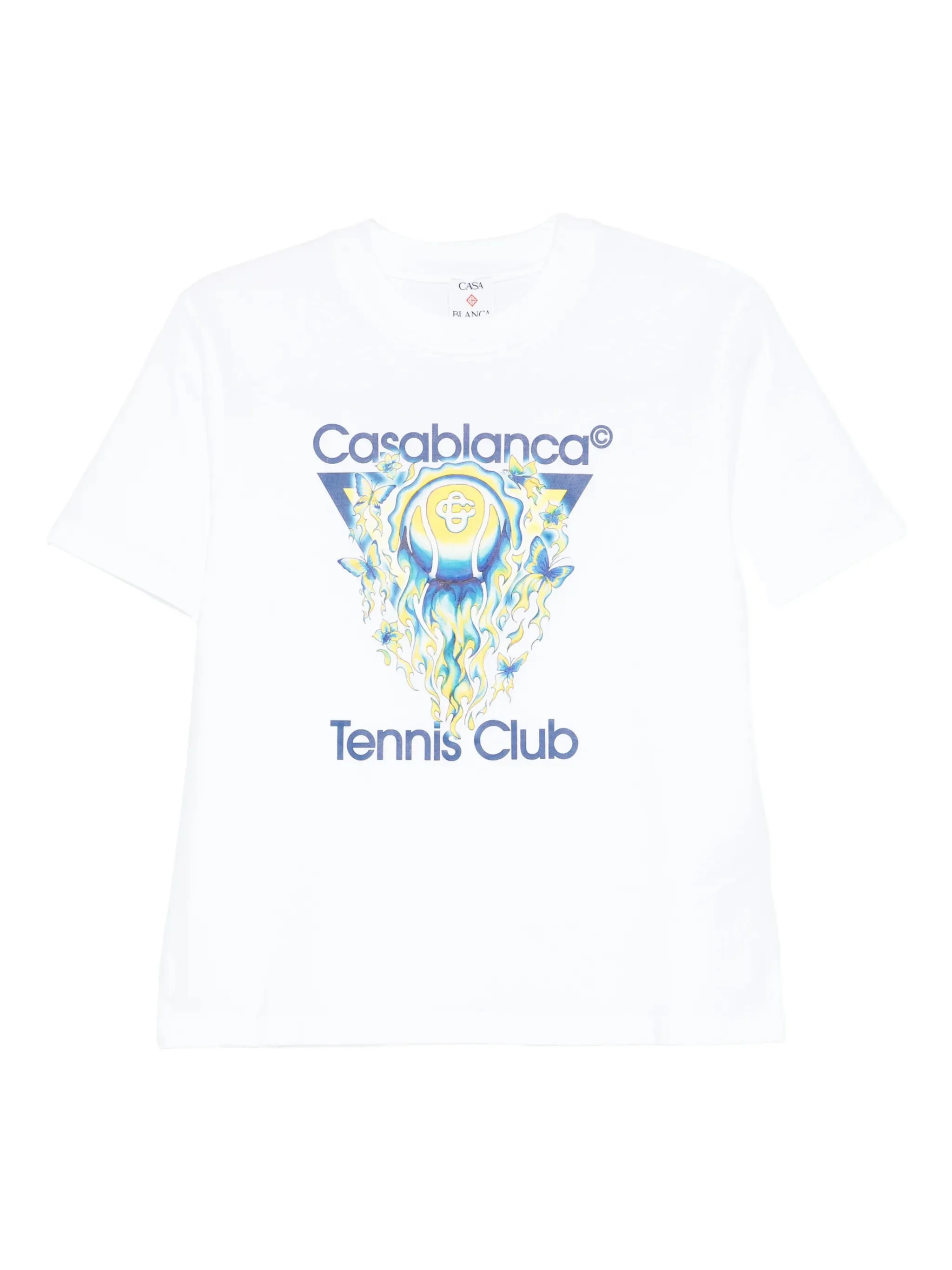 Casablanca Tennis Club Icon Short Sleeve T-Shirt - Image 2