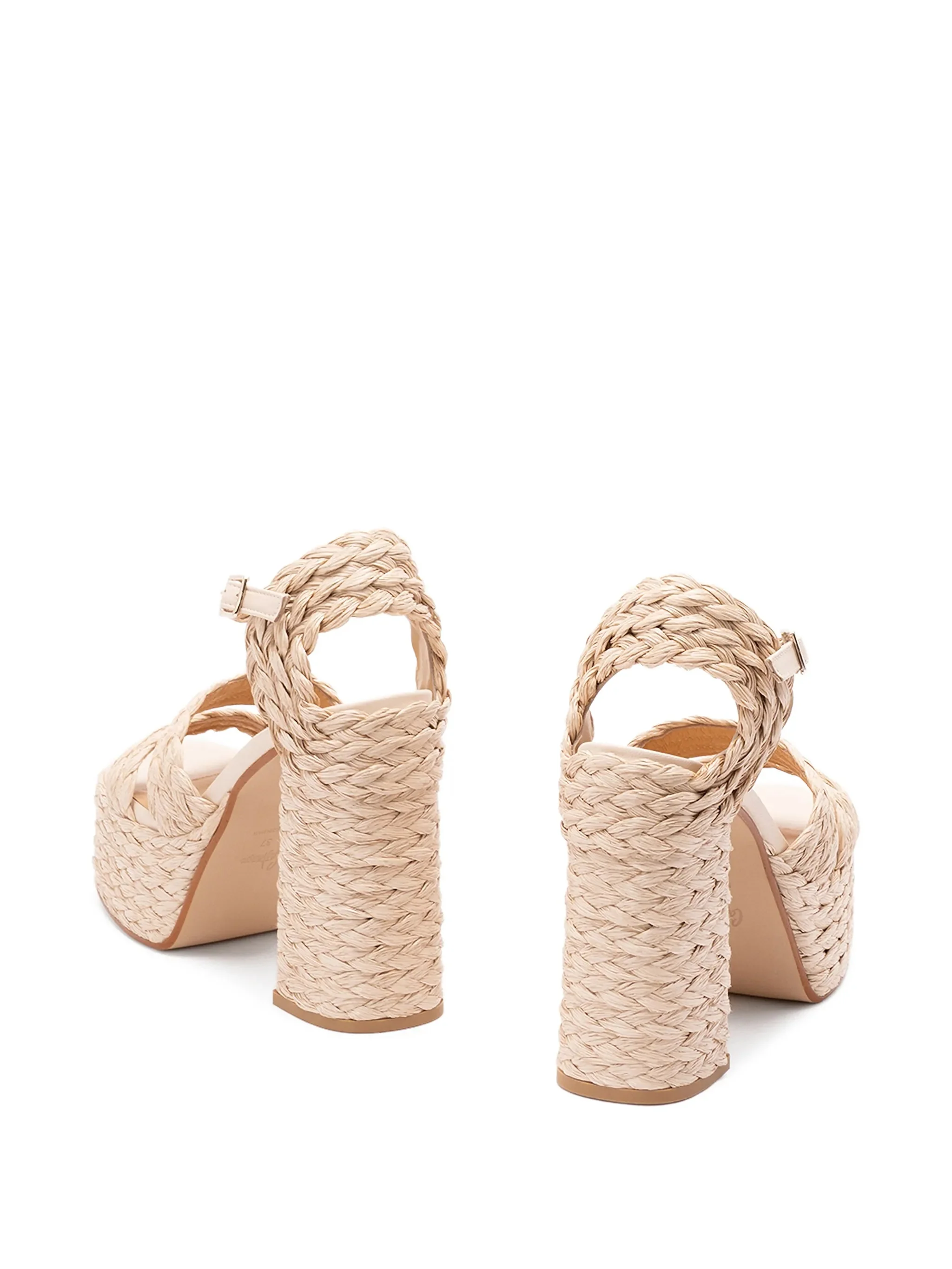Castaner Elevated Buckle Fastening Platform Sandals with Cushioned Insole (13 cm Heel) - Image 3
