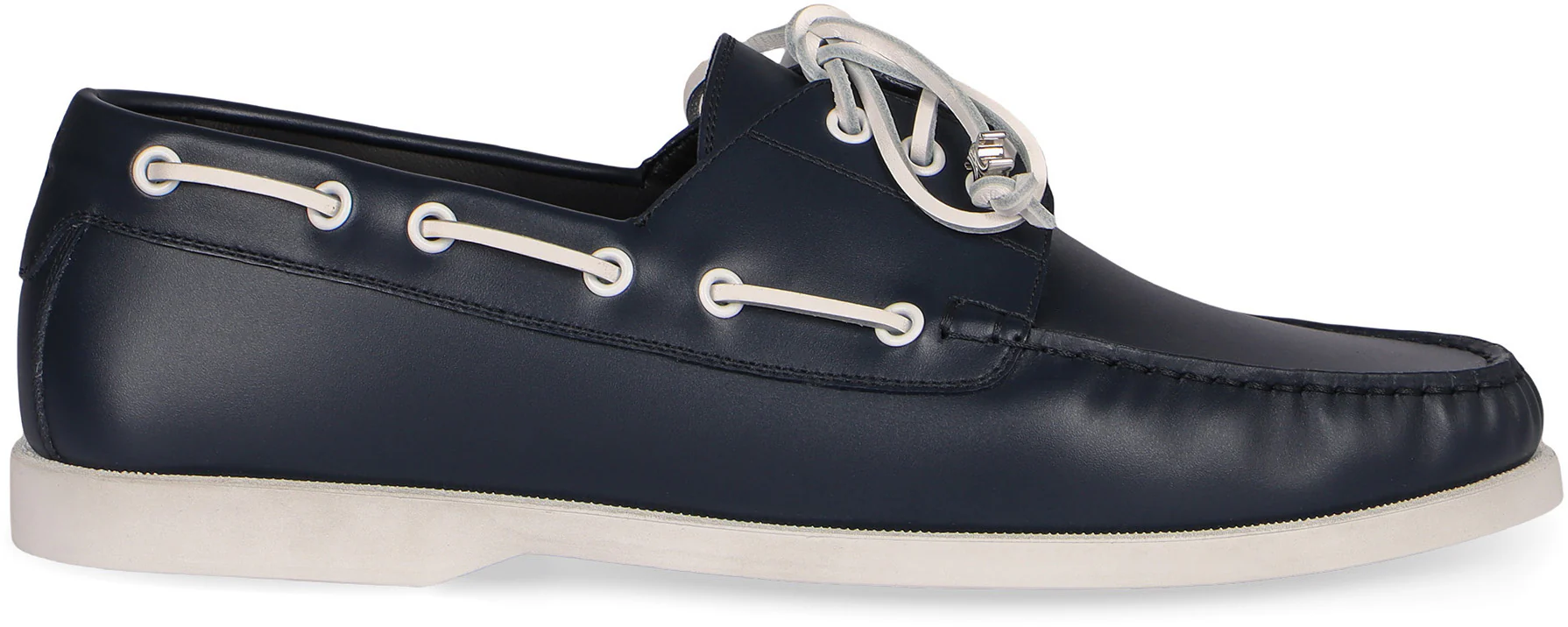 CELINE BATEAU LEATHER BOAT SHOES - Image 2