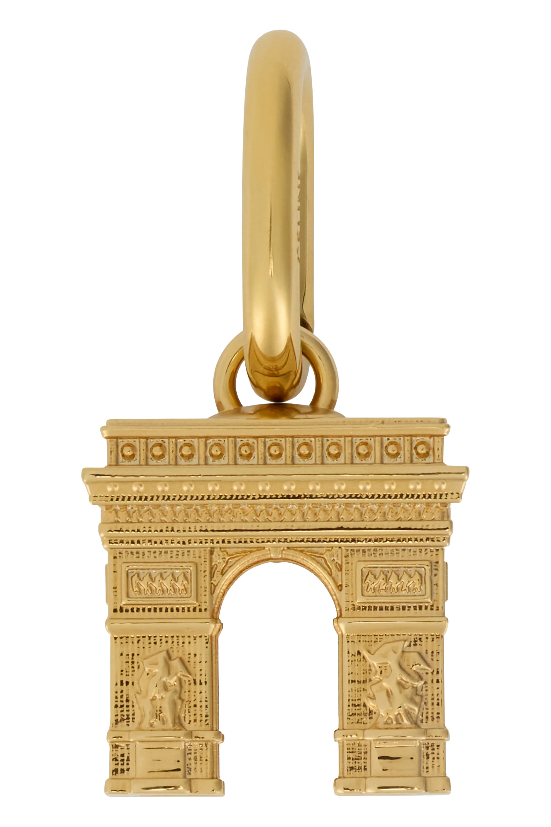 CELINE Charms Arc de Triomphe in Brass with Gold Finish - Image 3