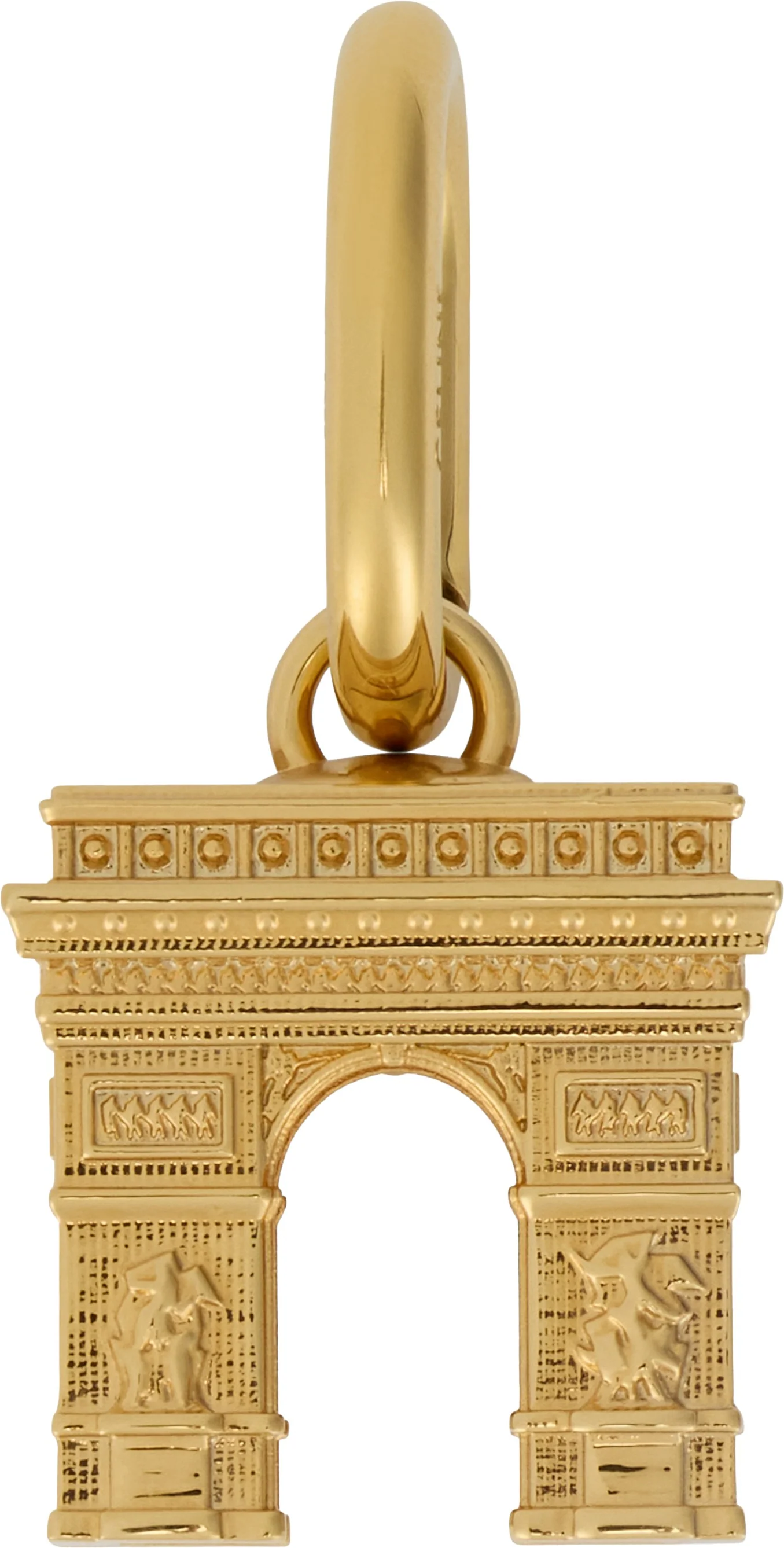 CELINE Charms Arc de Triomphe in Brass with Gold Finish - Image 4