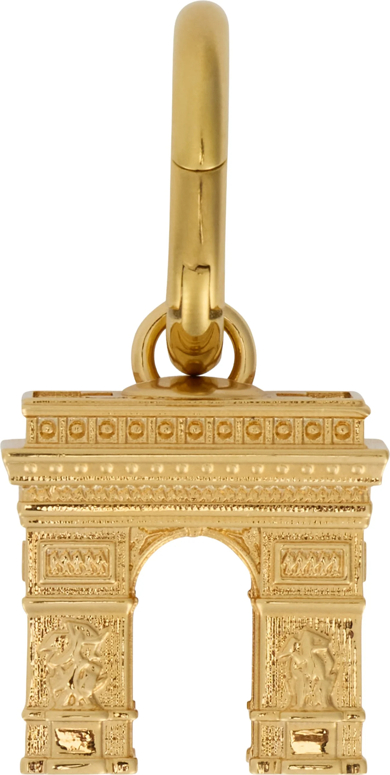 CELINE Charms Arc de Triomphe in Brass with Gold Finish - Image 5