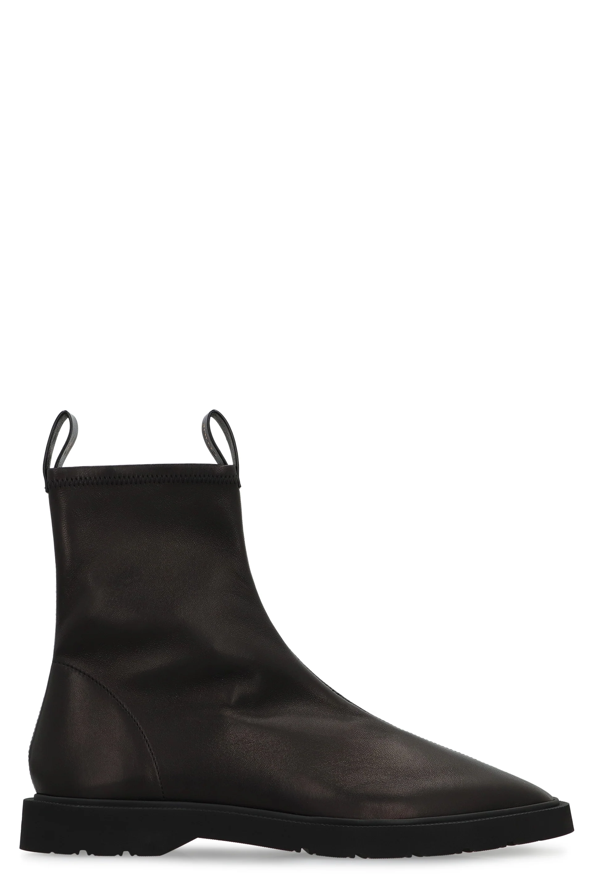 CELINE FLOW ZIPPED BOOT in Stretch Lambskin