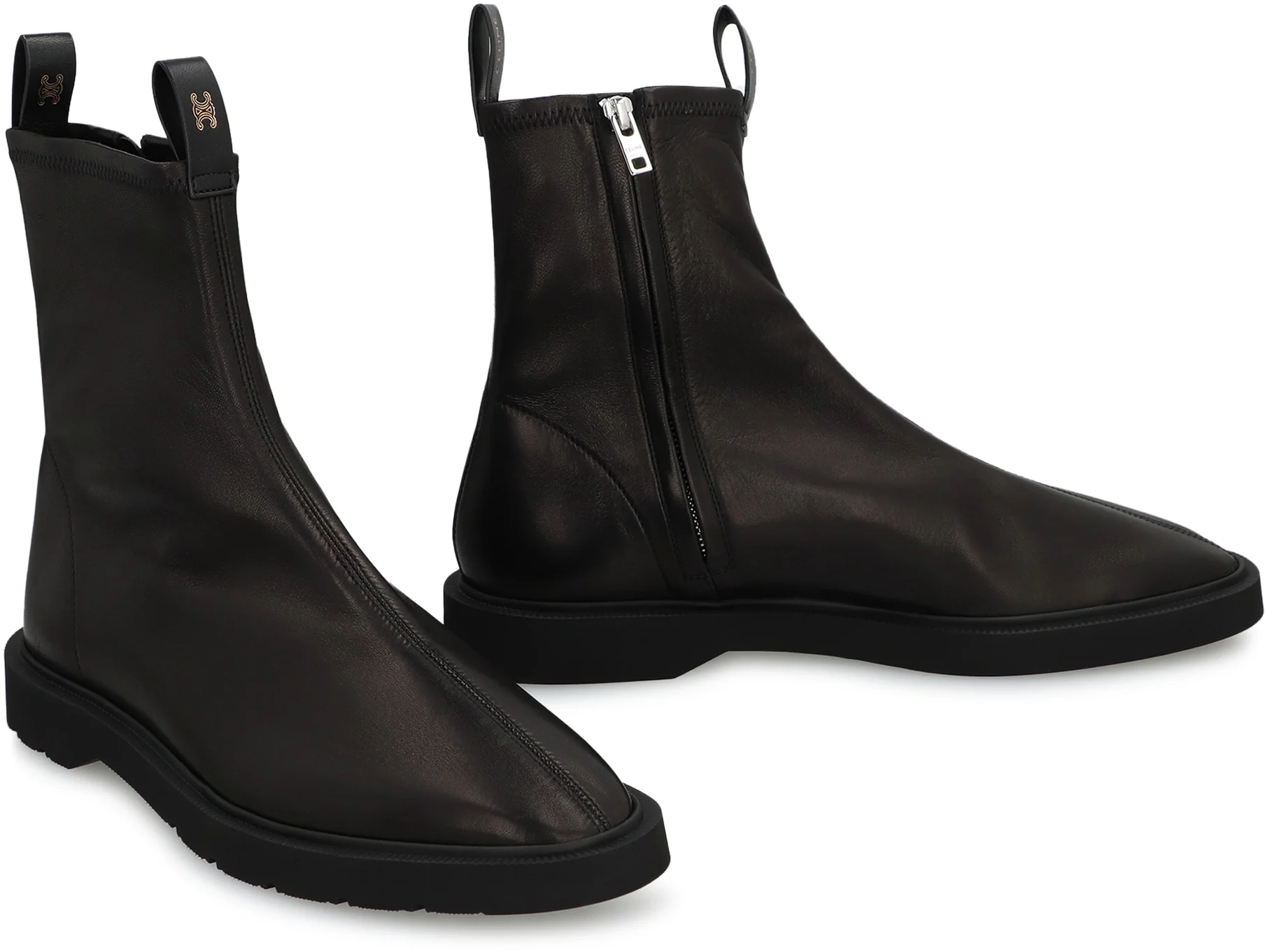 CELINE FLOW ZIPPED BOOT in Stretch Lambskin - Image 3