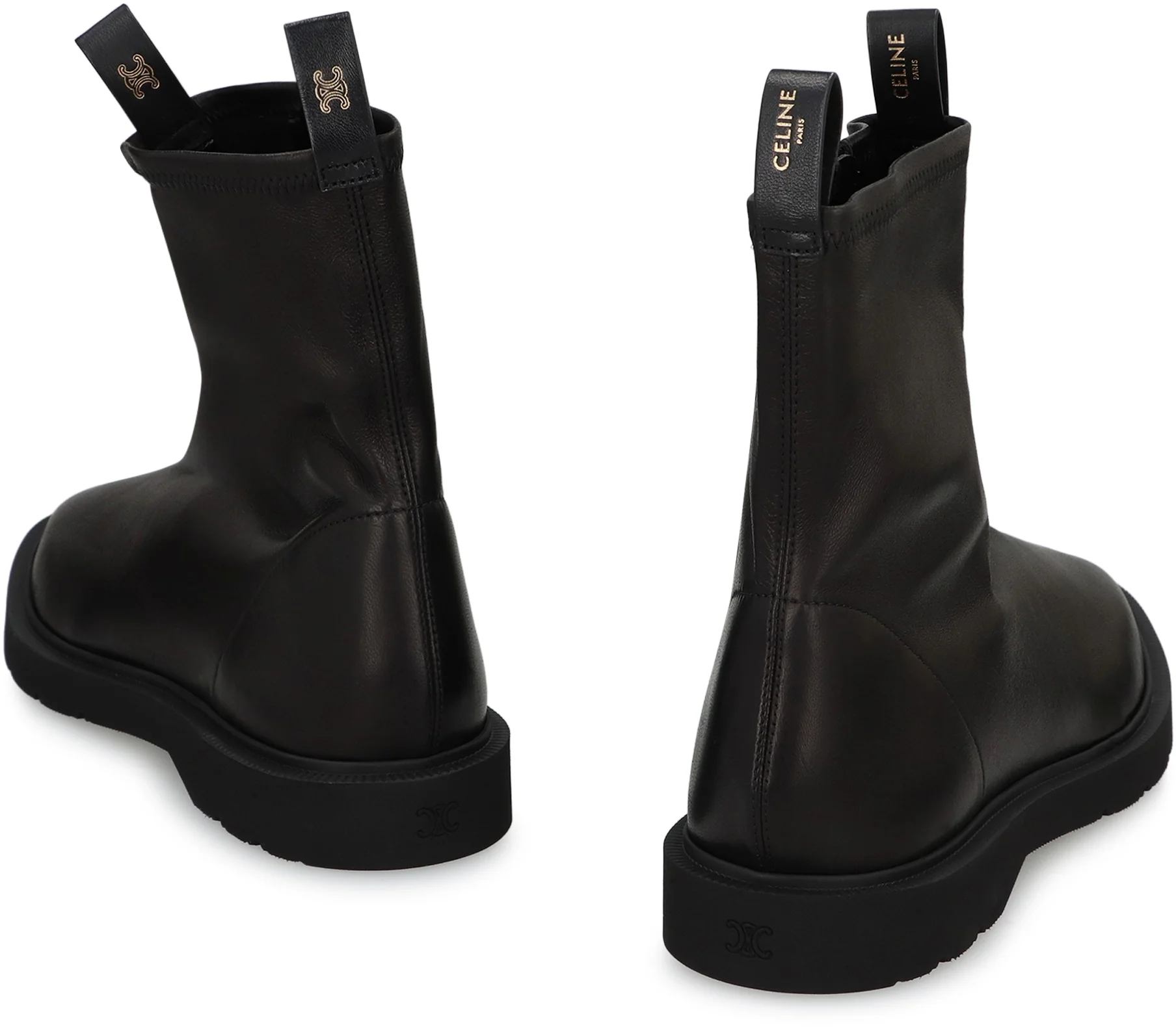 CELINE FLOW ZIPPED BOOT in Stretch Lambskin - Image 4