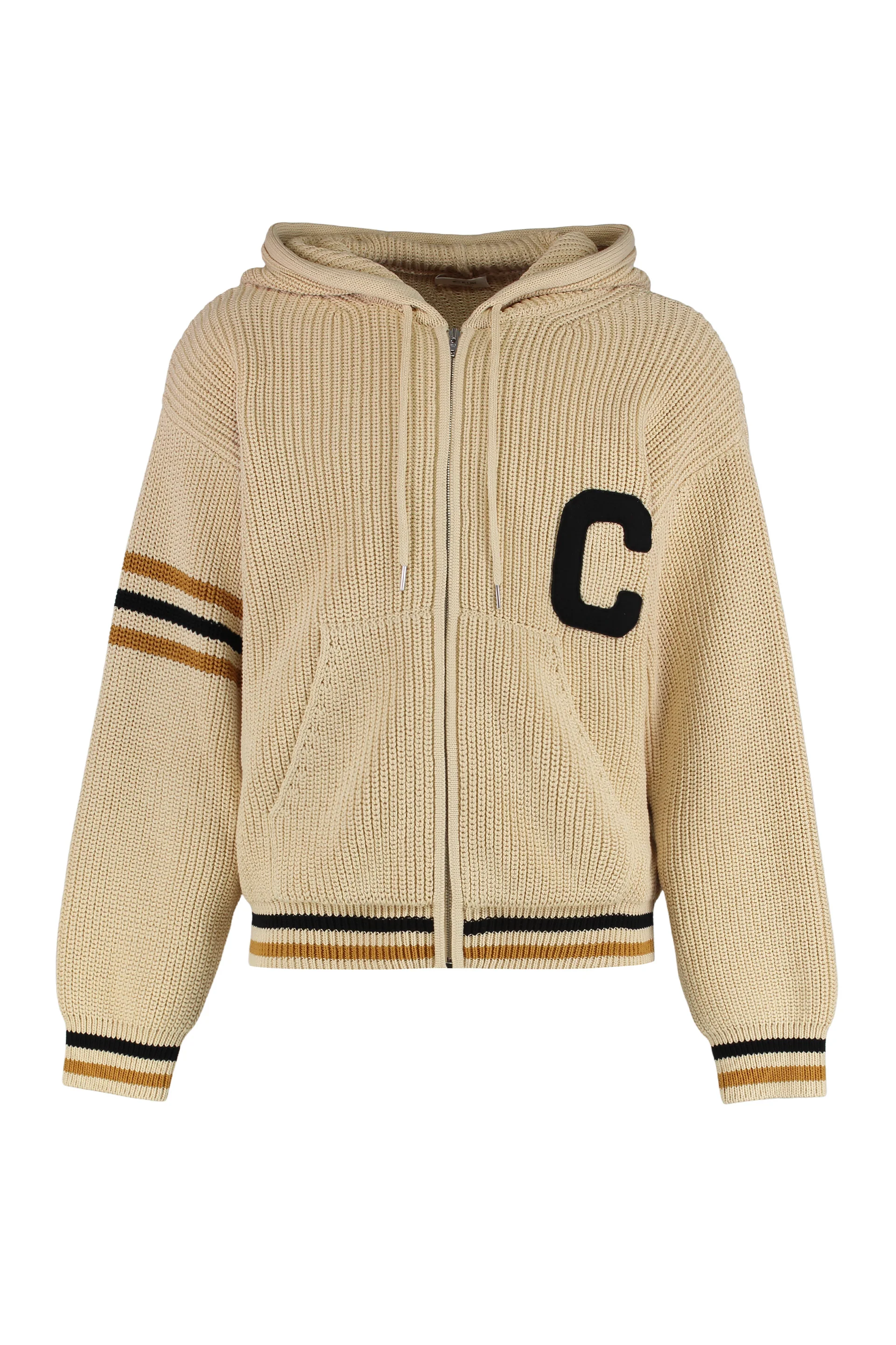 CELINE Hooded Sweater with Zipper