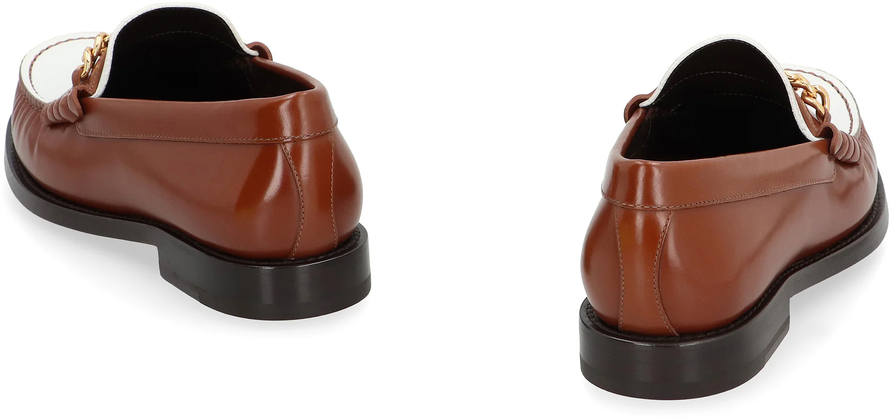 CELINE MALAQUAIS TRIOMPHE LOAFER in POLISHED BULLSKIN - Image 4