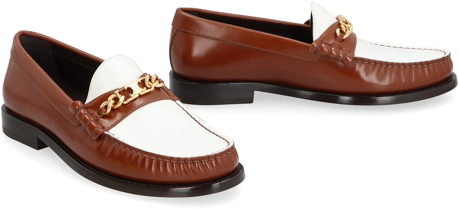 CELINE MALAQUAIS TRIOMPHE LOAFER in POLISHED BULLSKIN - Image 7