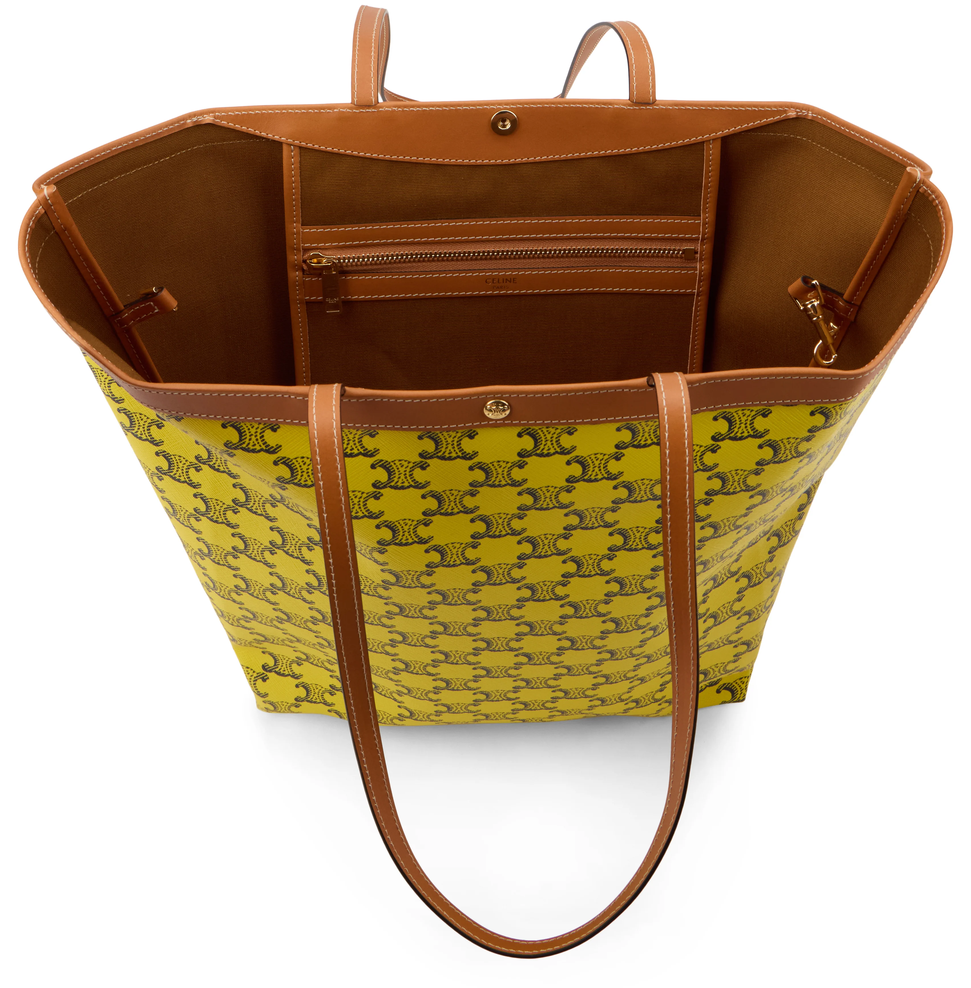Celine Medium Capacity Geometric Tote Bag - Image 5
