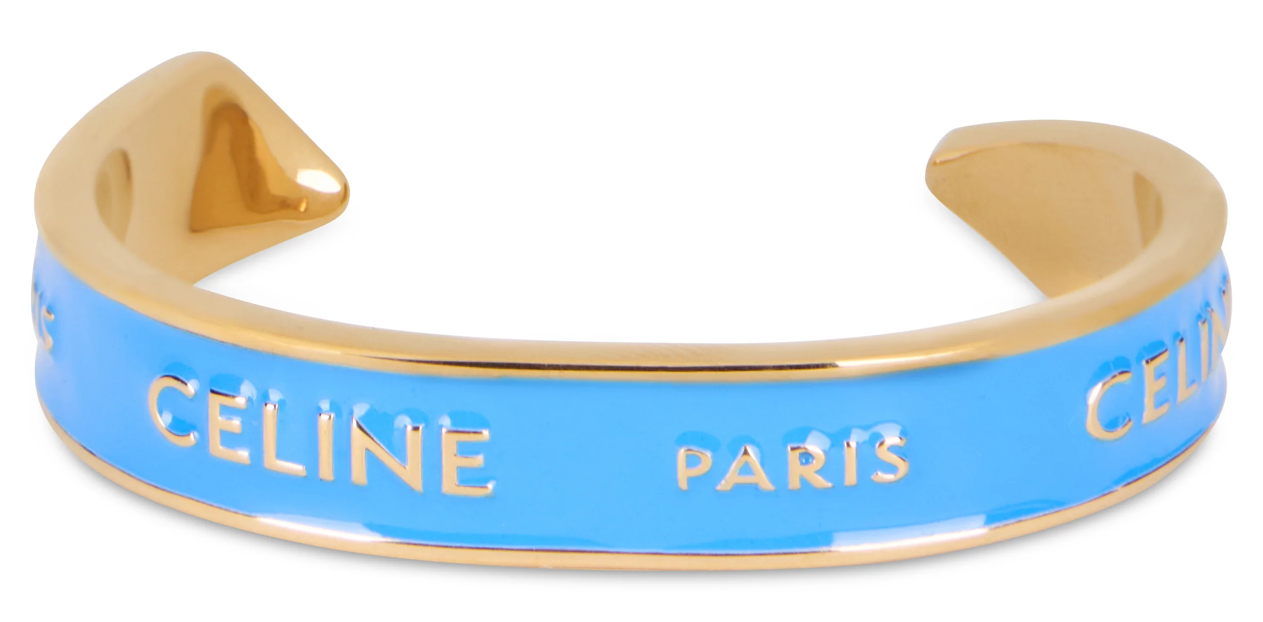 Celine Mini Rigid Bracelet with Enamel Ribbon - Image 2