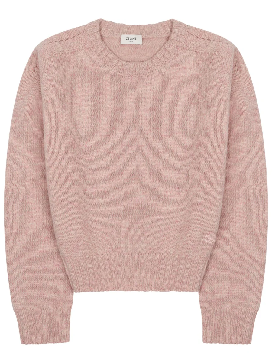 Celine Round Neck Wool Sweater