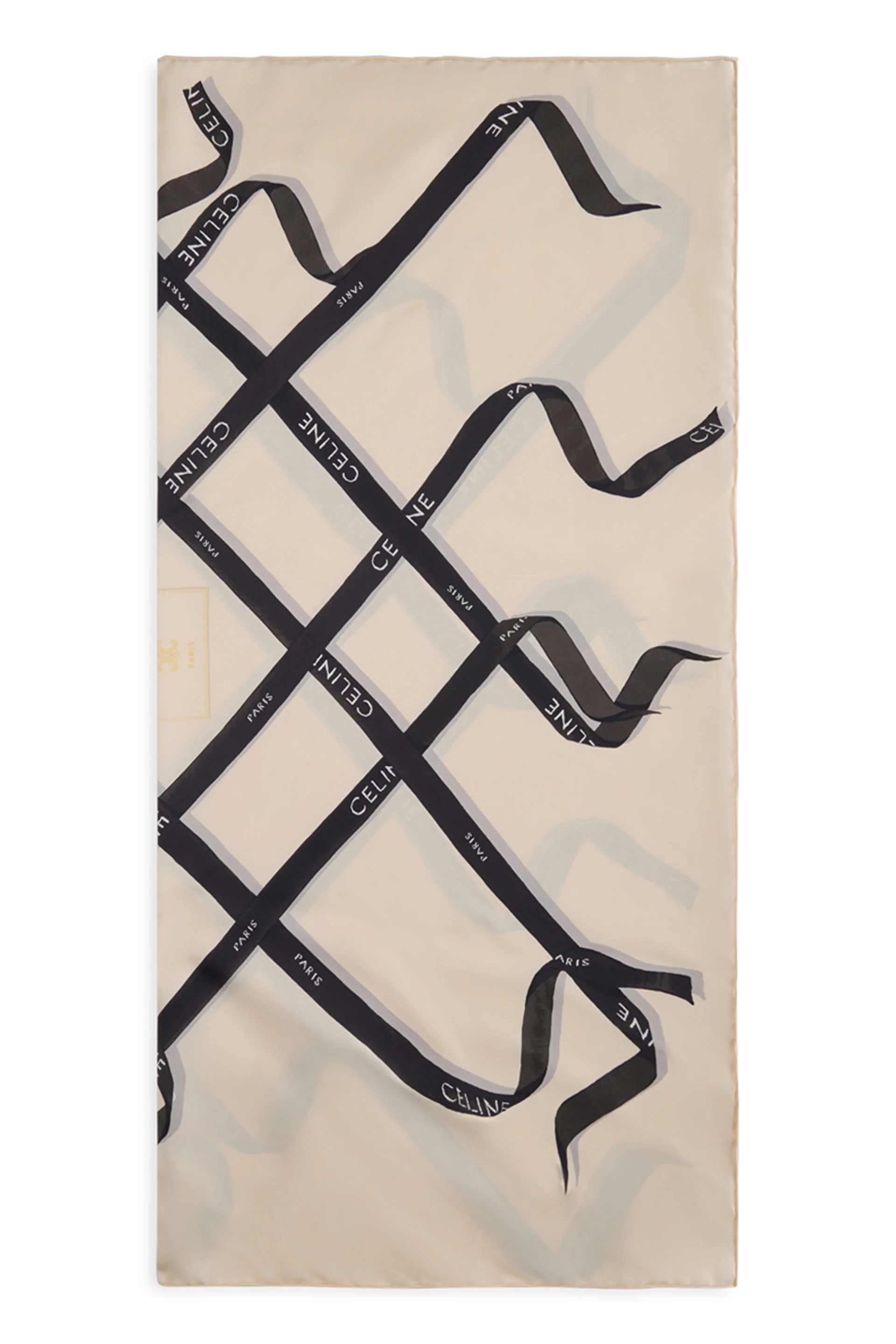Celine Silk Twill Scarf - 90 cm